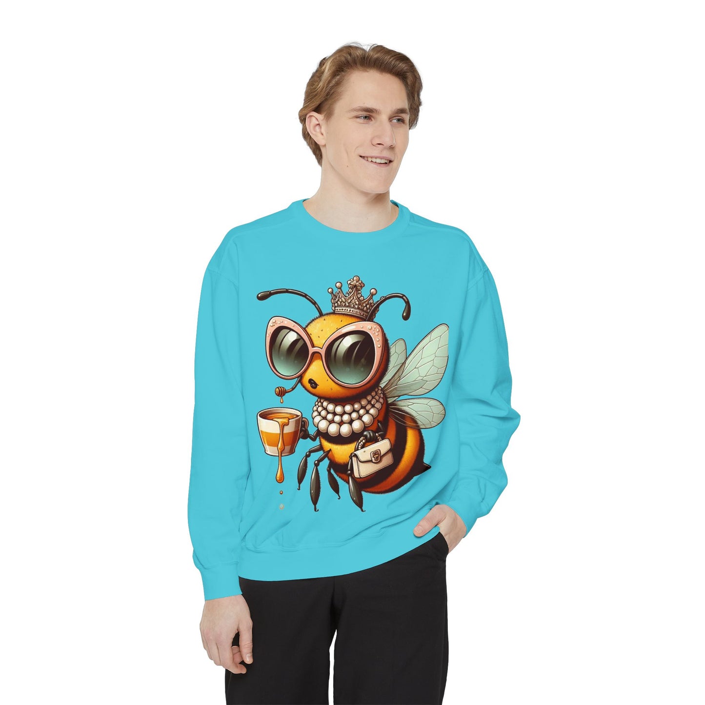 Unisex Garment-Dyed Sweatshirt bougie bee