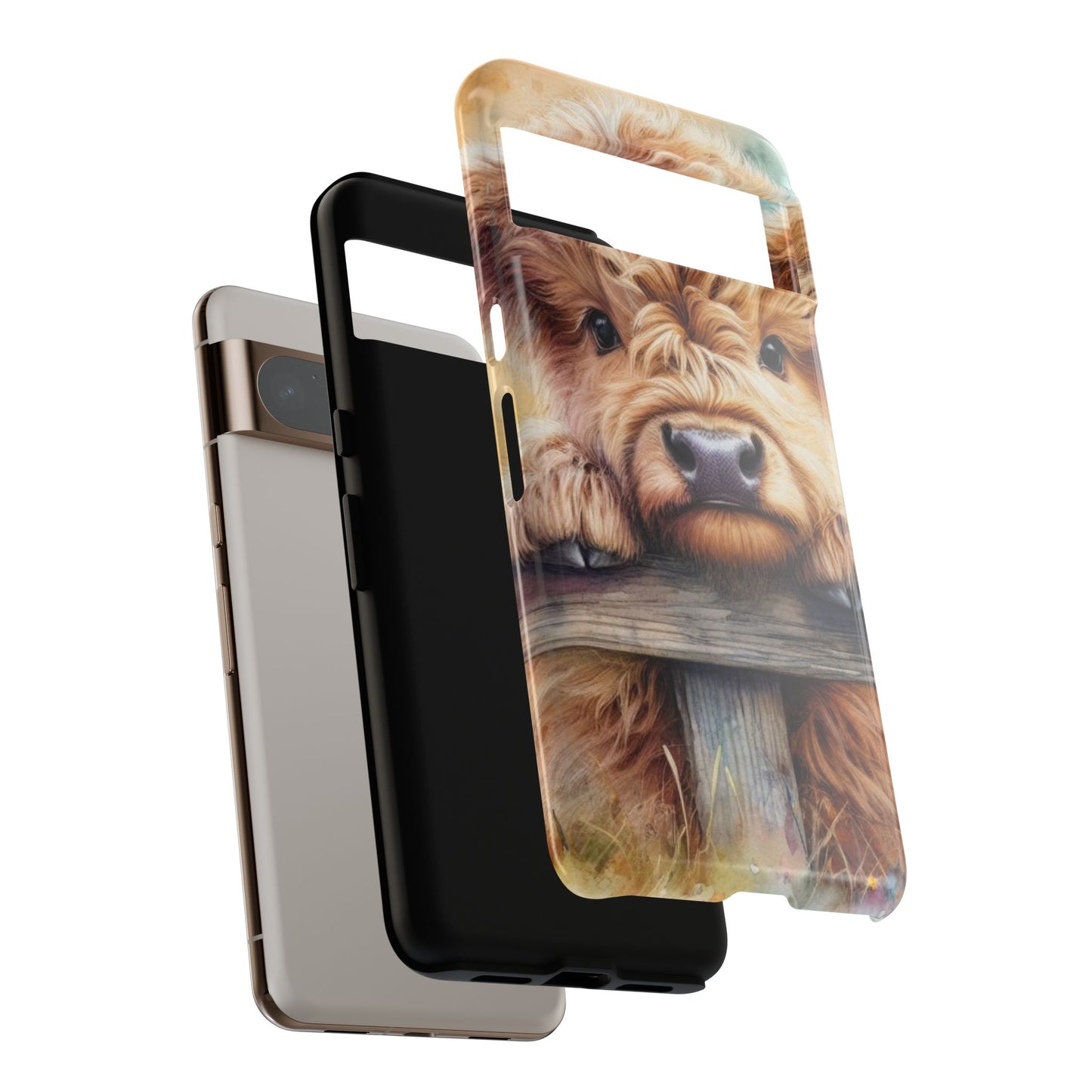 Tough Cases - Cute Highland Cow iPhone Case