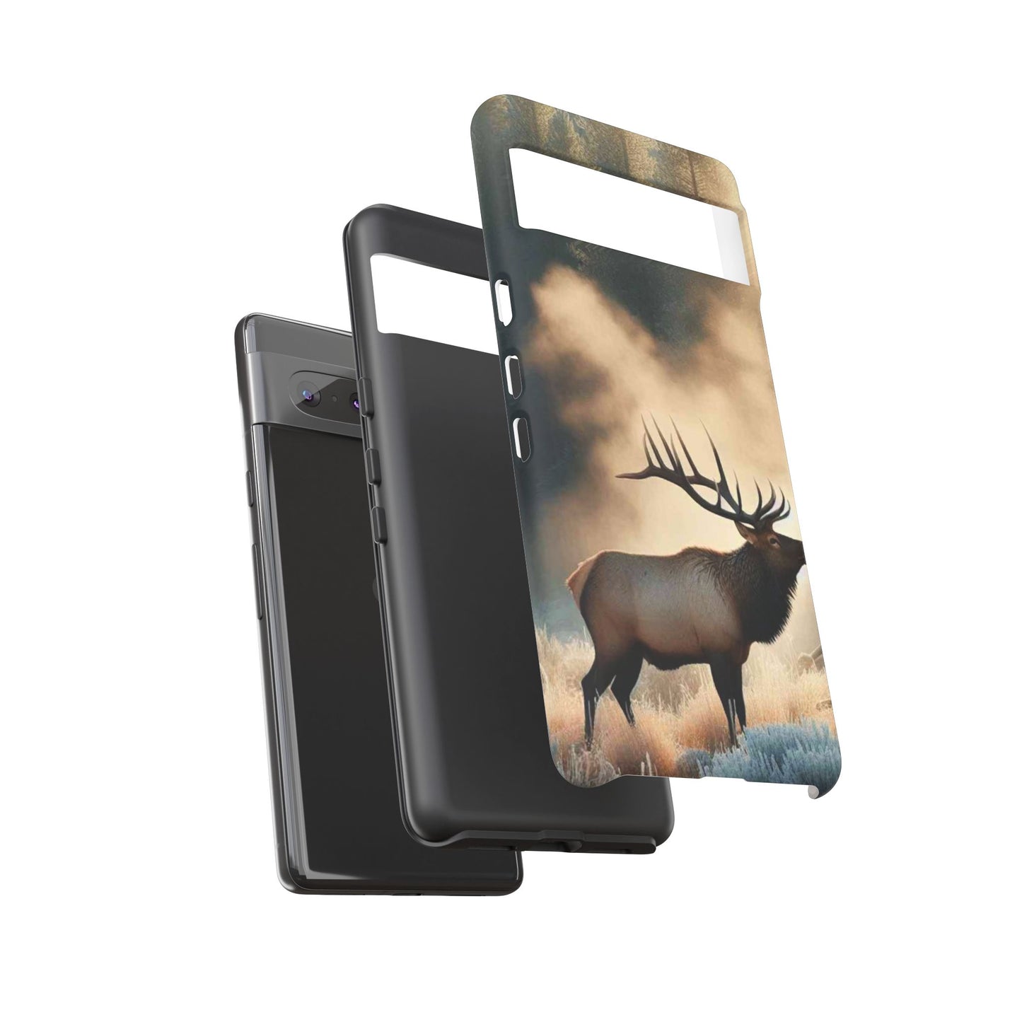 Phone Case - Elk on a Frosty Morning Design