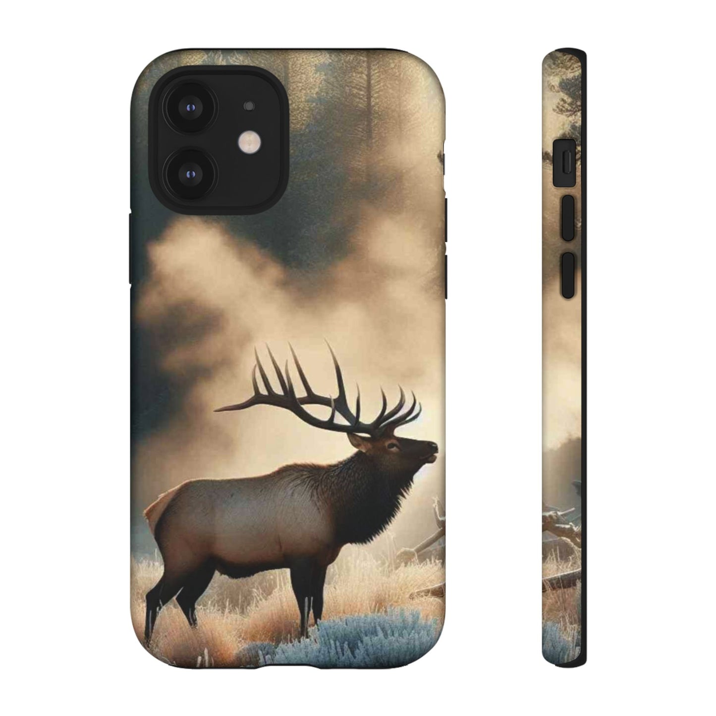 Phone Case - Elk on a Frosty Morning Design
