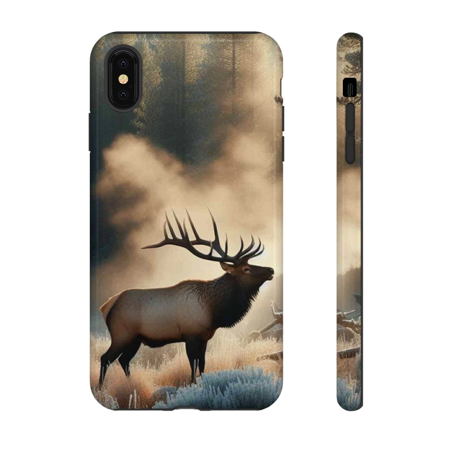 Phone Case - Elk on a Frosty Morning Design