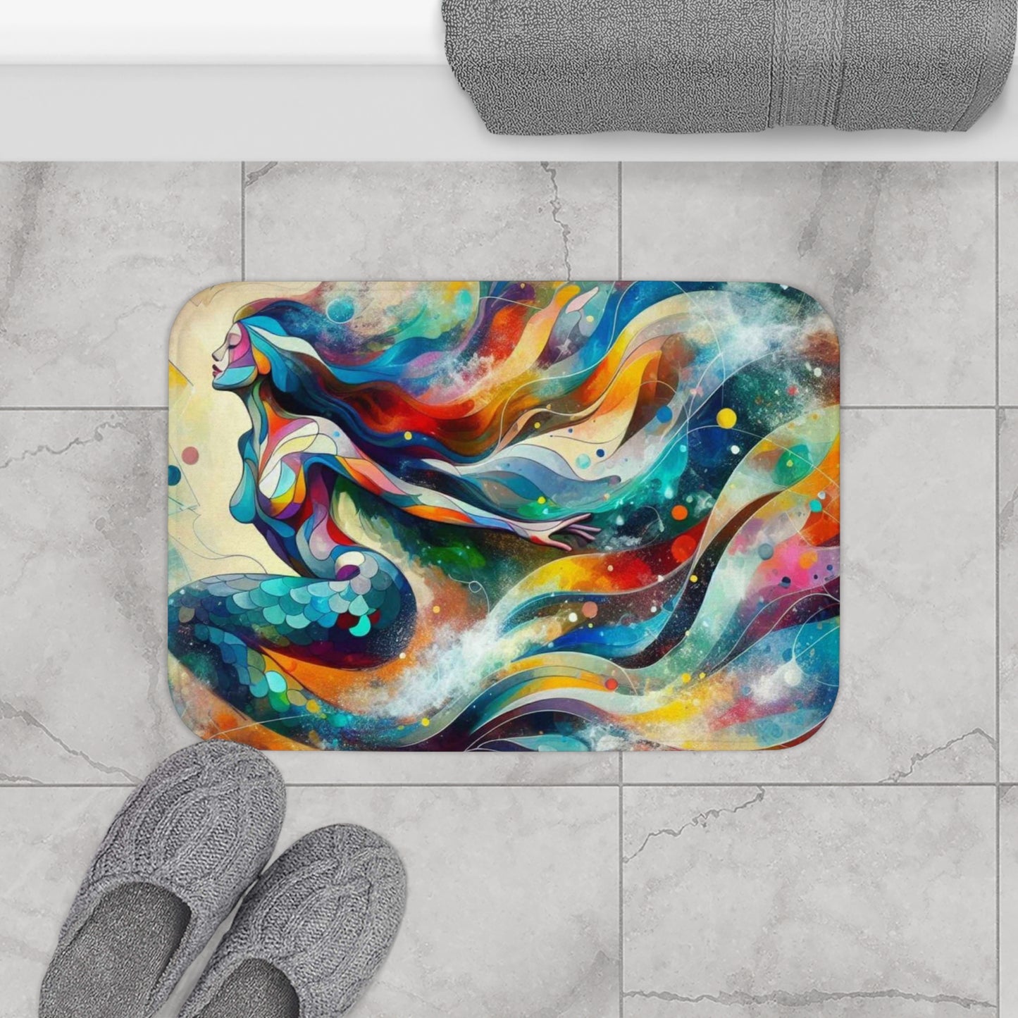 Bath Mat - mermaid
