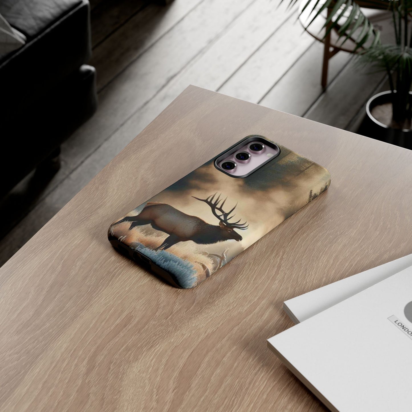 Phone Case - Elk on a Frosty Morning Design