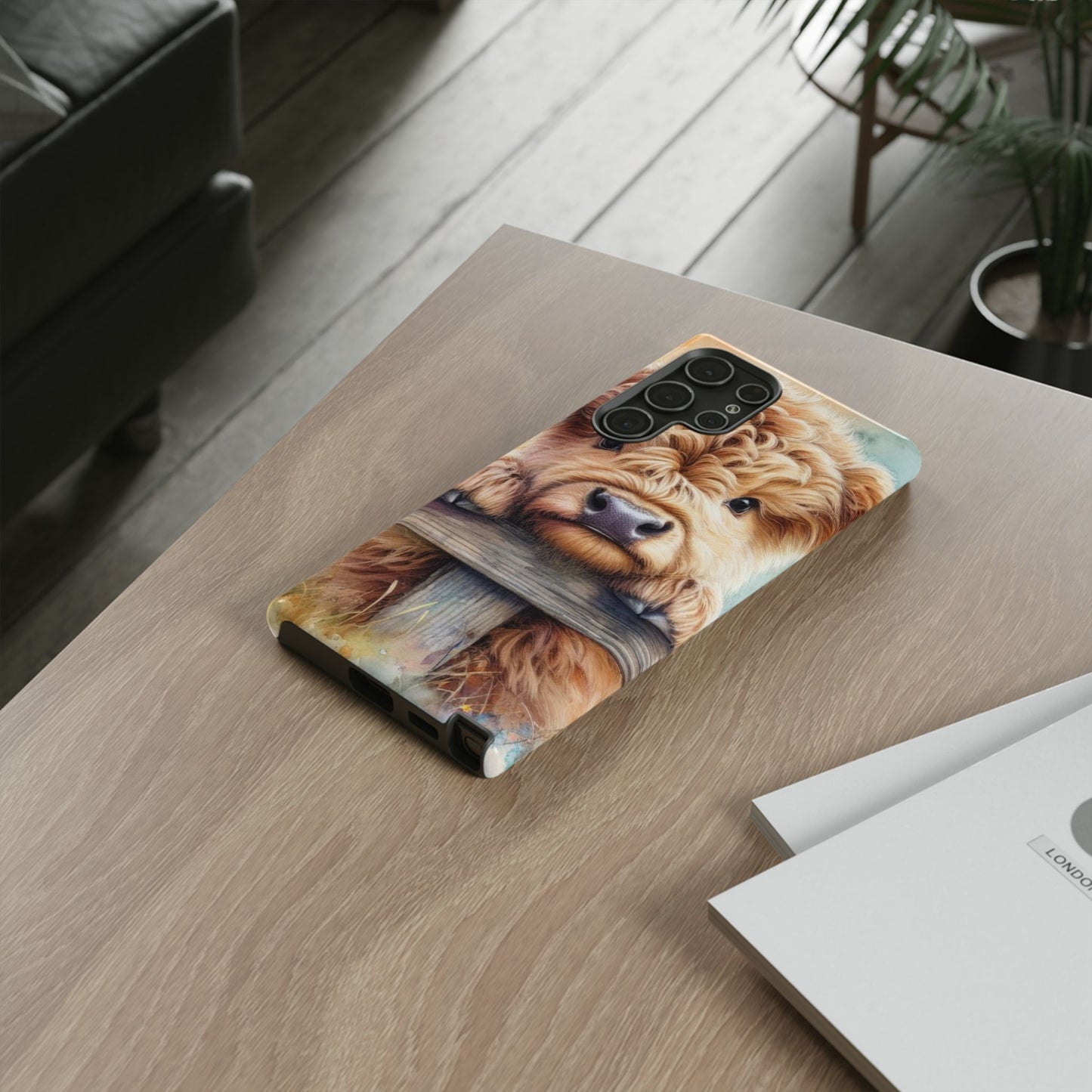 Tough Cases - Cute Highland Cow iPhone Case
