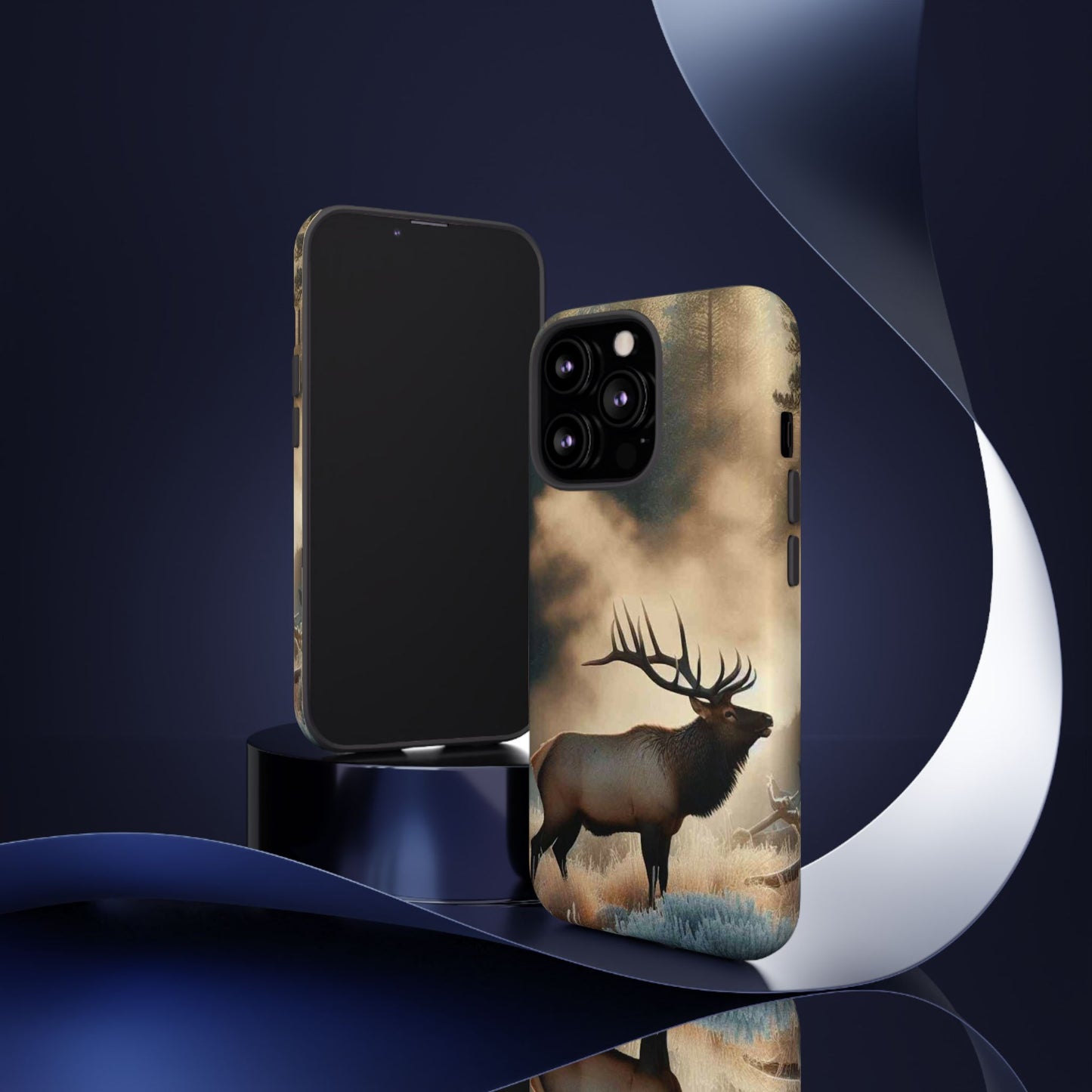 Phone Case - Elk on a Frosty Morning Design