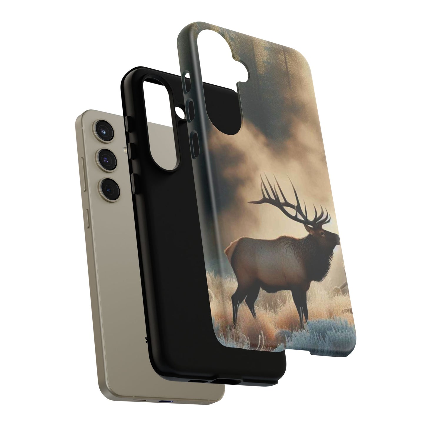 Phone Case - Elk on a Frosty Morning Design