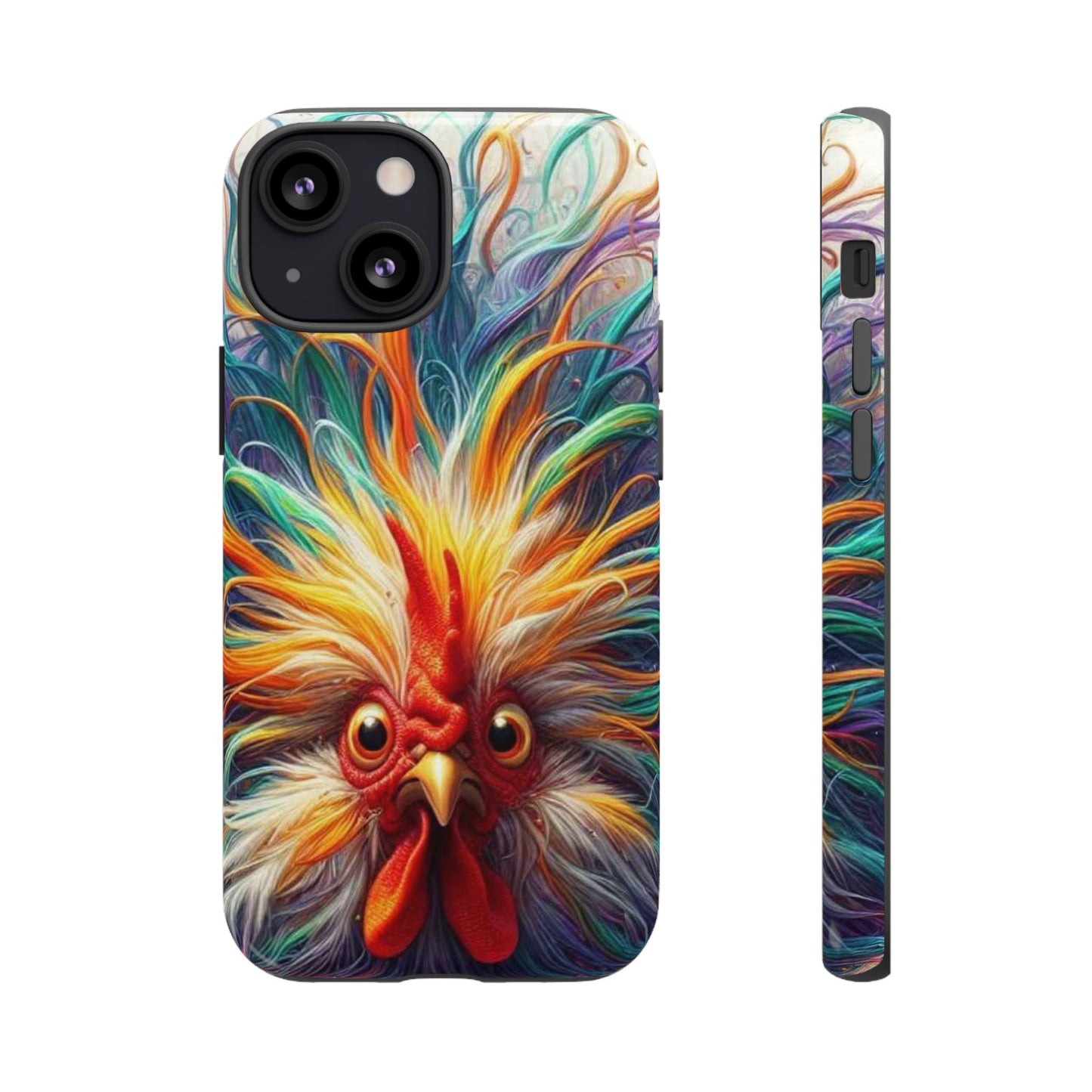 Phone Case - Frazzled Feather Friend Tough Case