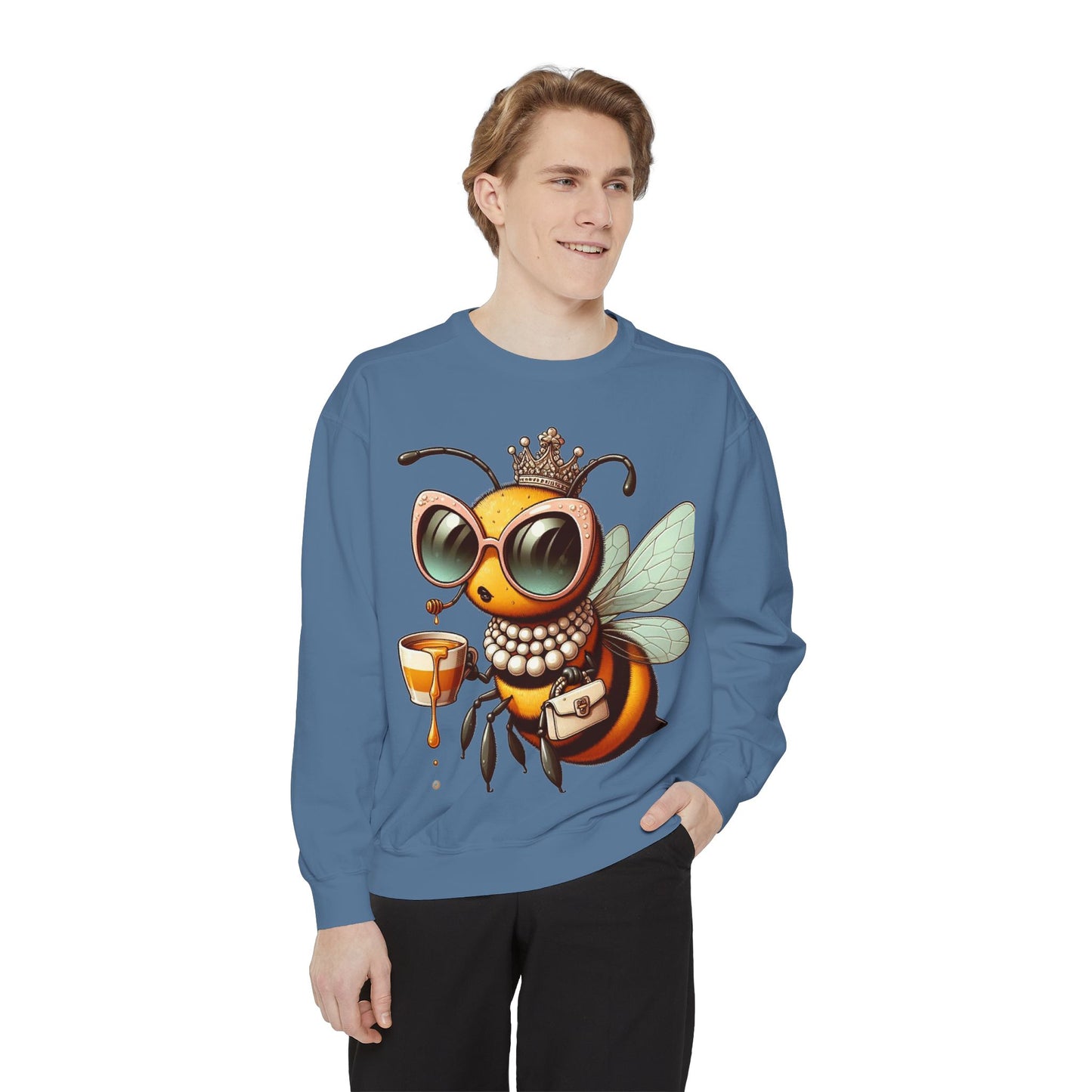 Unisex Garment-Dyed Sweatshirt bougie bee