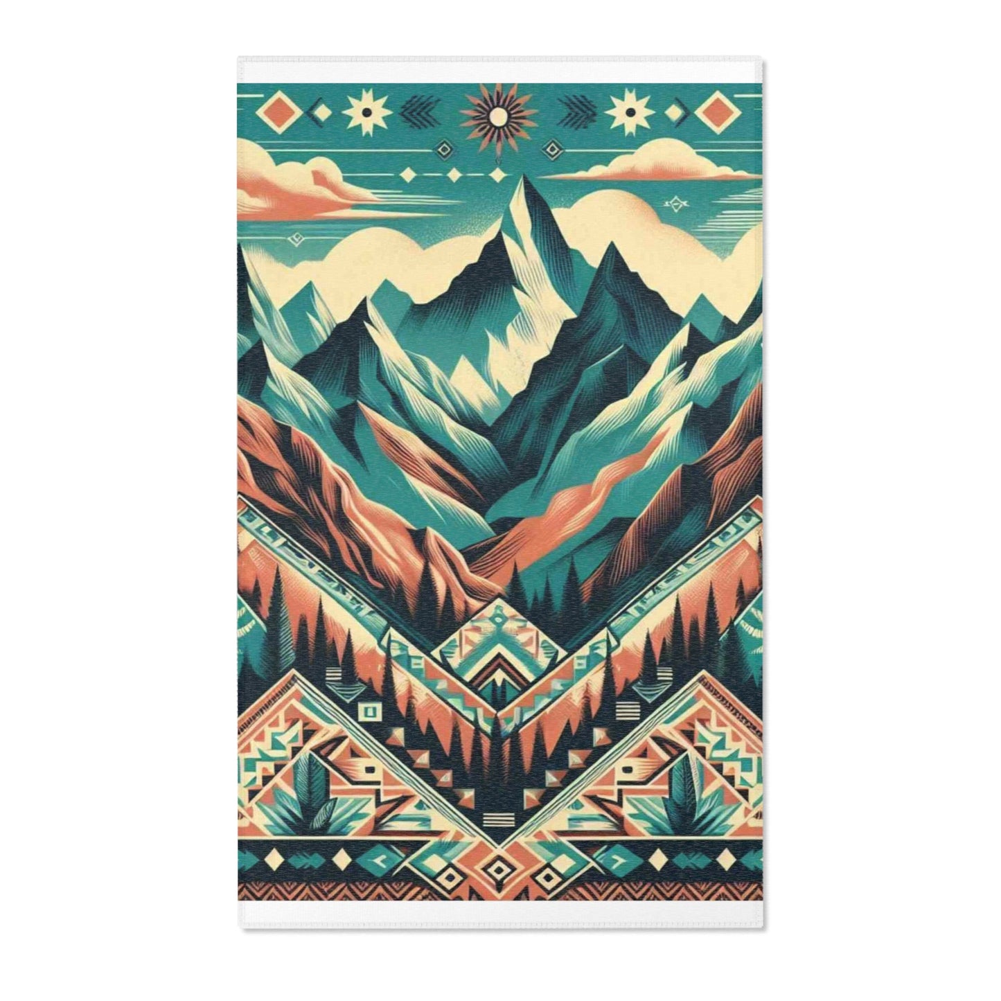 Area Rugs , native print
