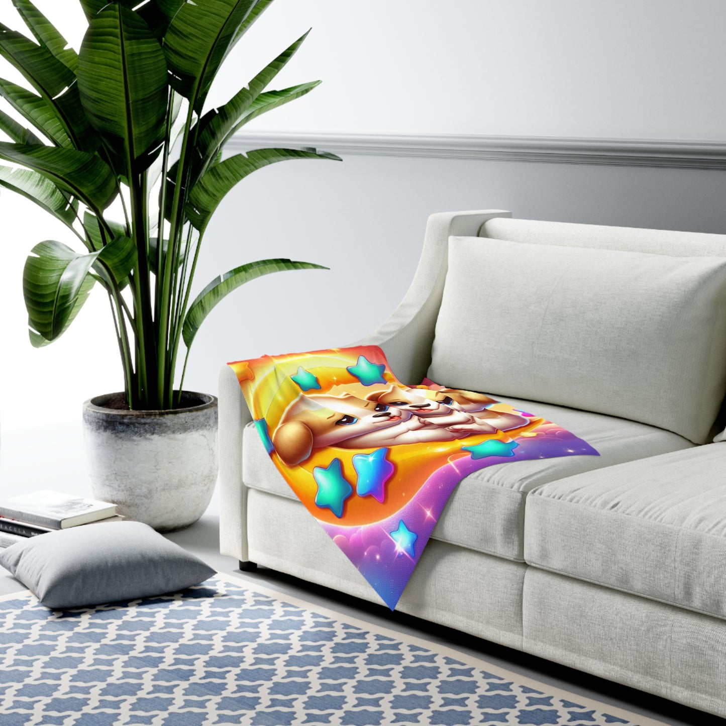 Baby Swaddle Blanket Puppy Love