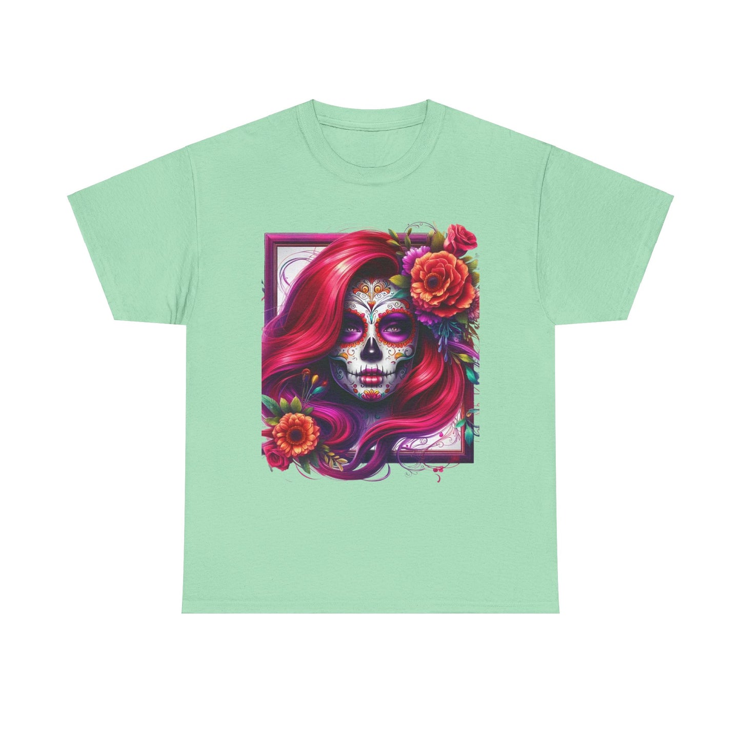 Unisex Heavy Cotton Tee sugar skull
