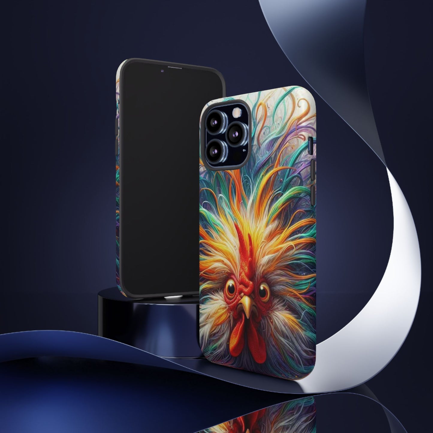 Phone Case - Frazzled Feather Friend Tough Case