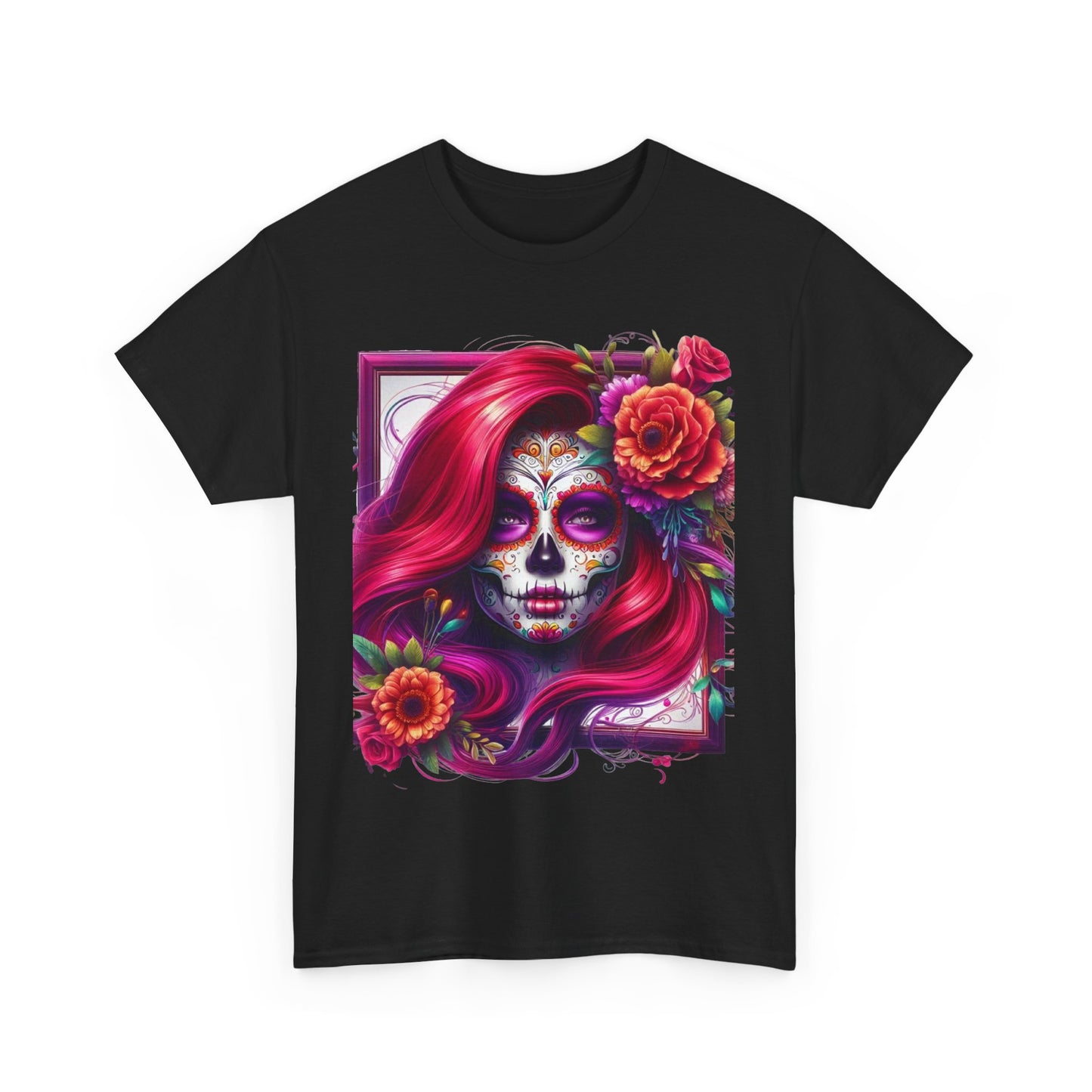 Unisex Heavy Cotton Tee sugar skull