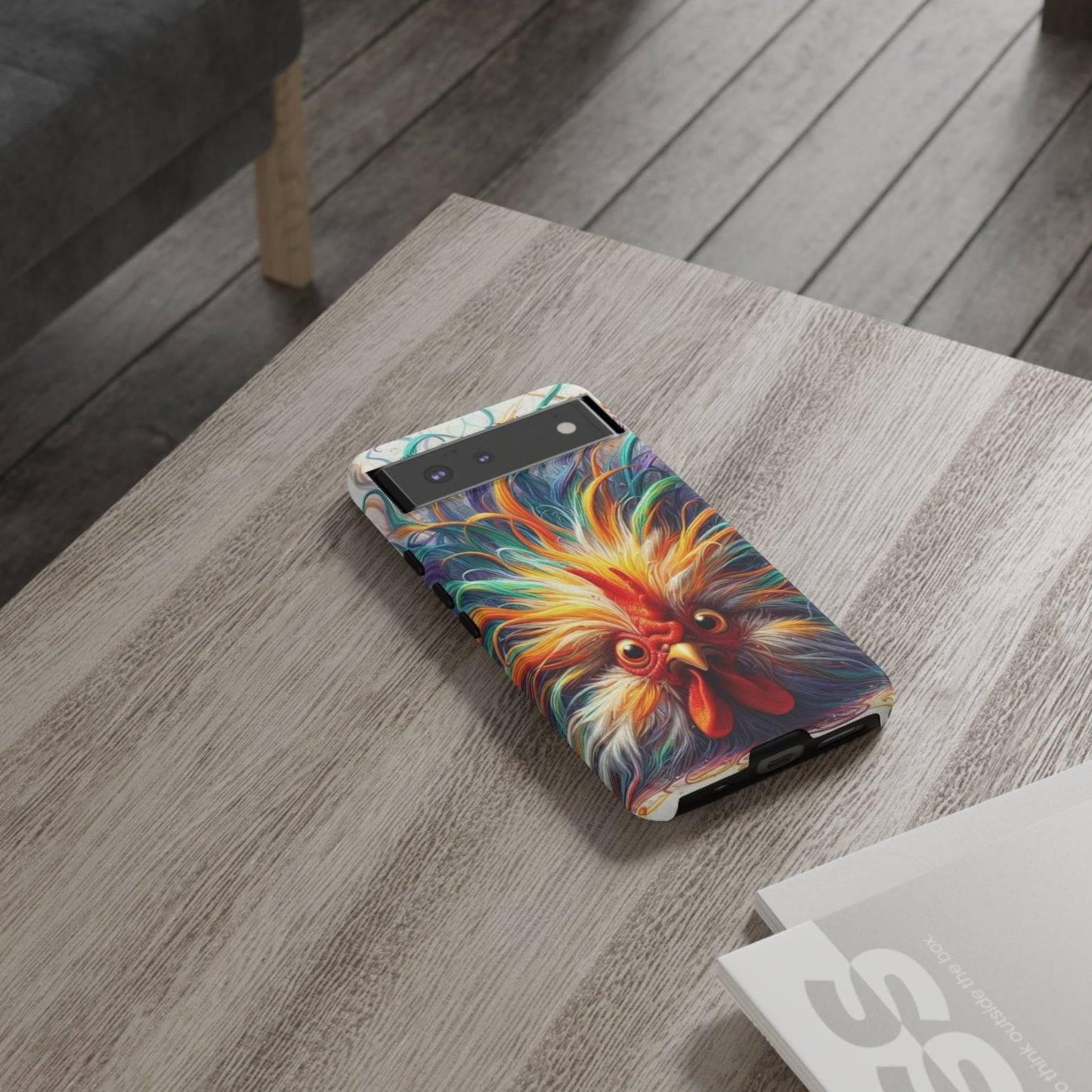 Phone Case - Frazzled Feather Friend Tough Case
