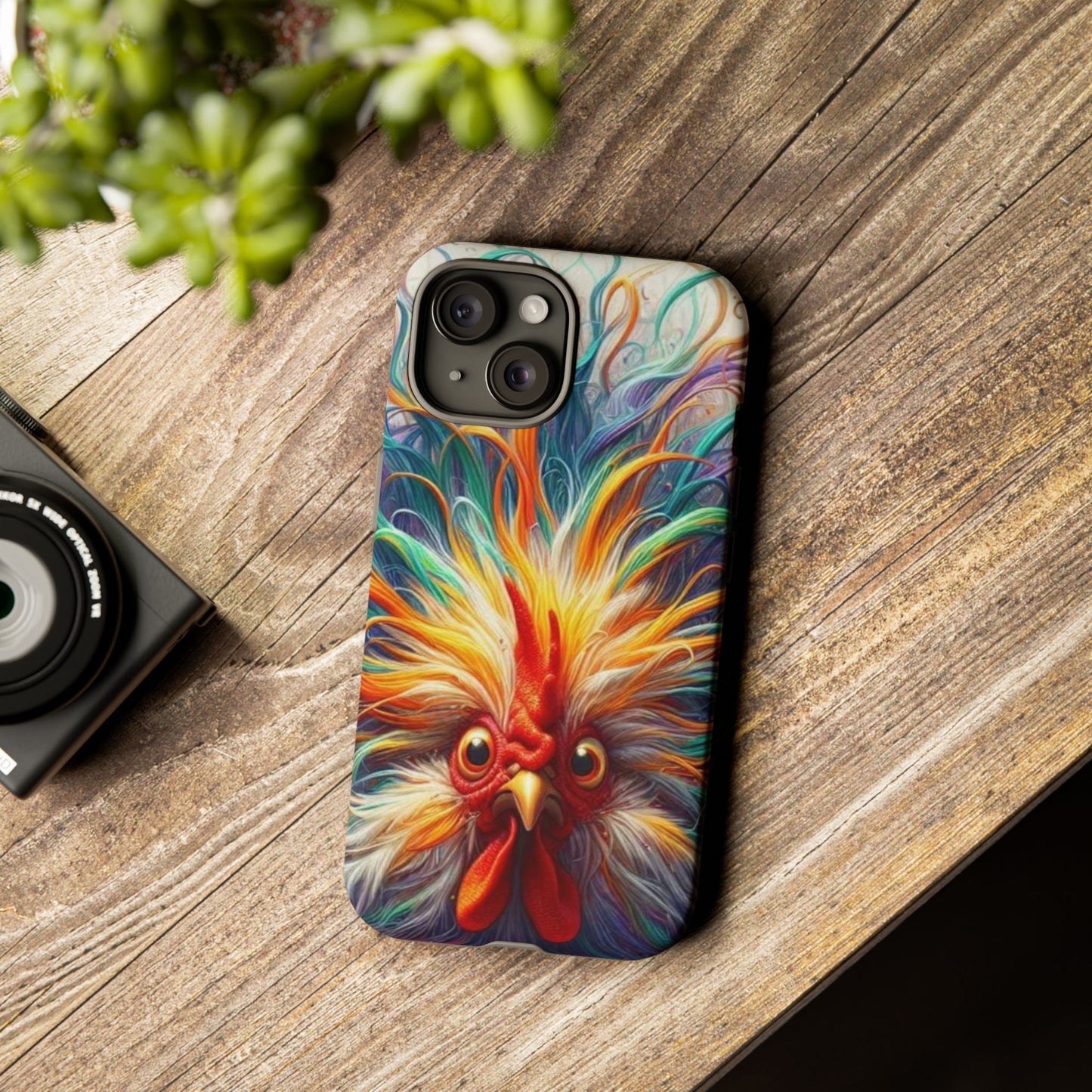 Phone Case - Frazzled Feather Friend Tough Case