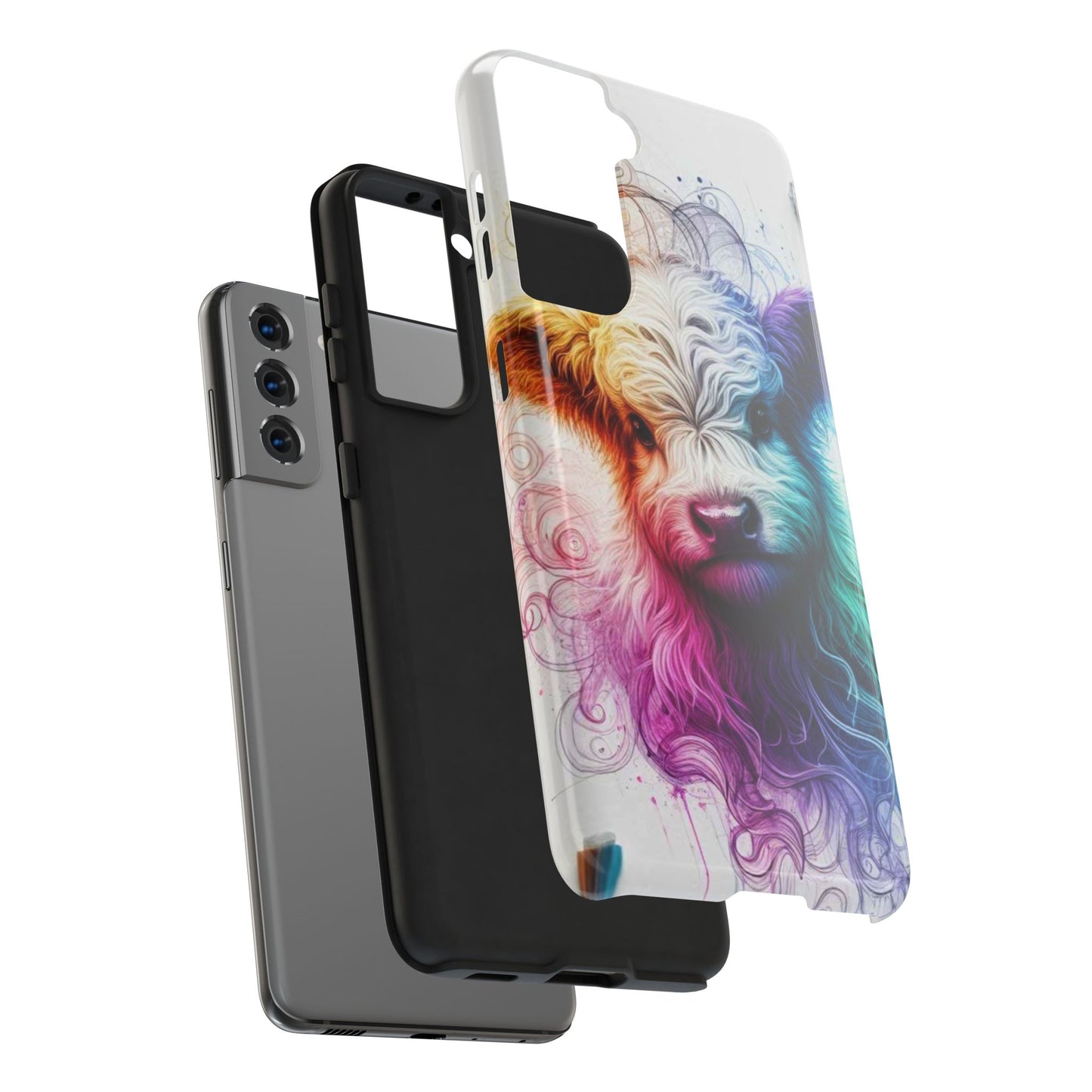 Tough Phone Cases - Cute Cow
