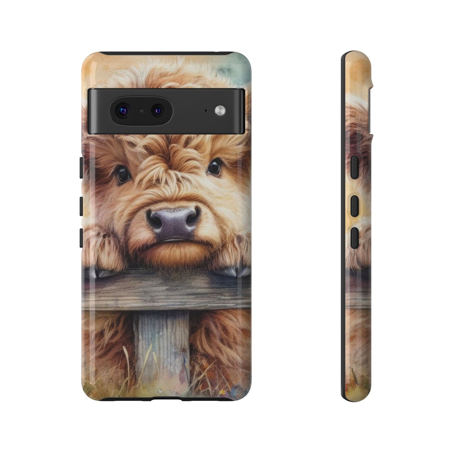 Tough Cases - Cute Highland Cow iPhone Case