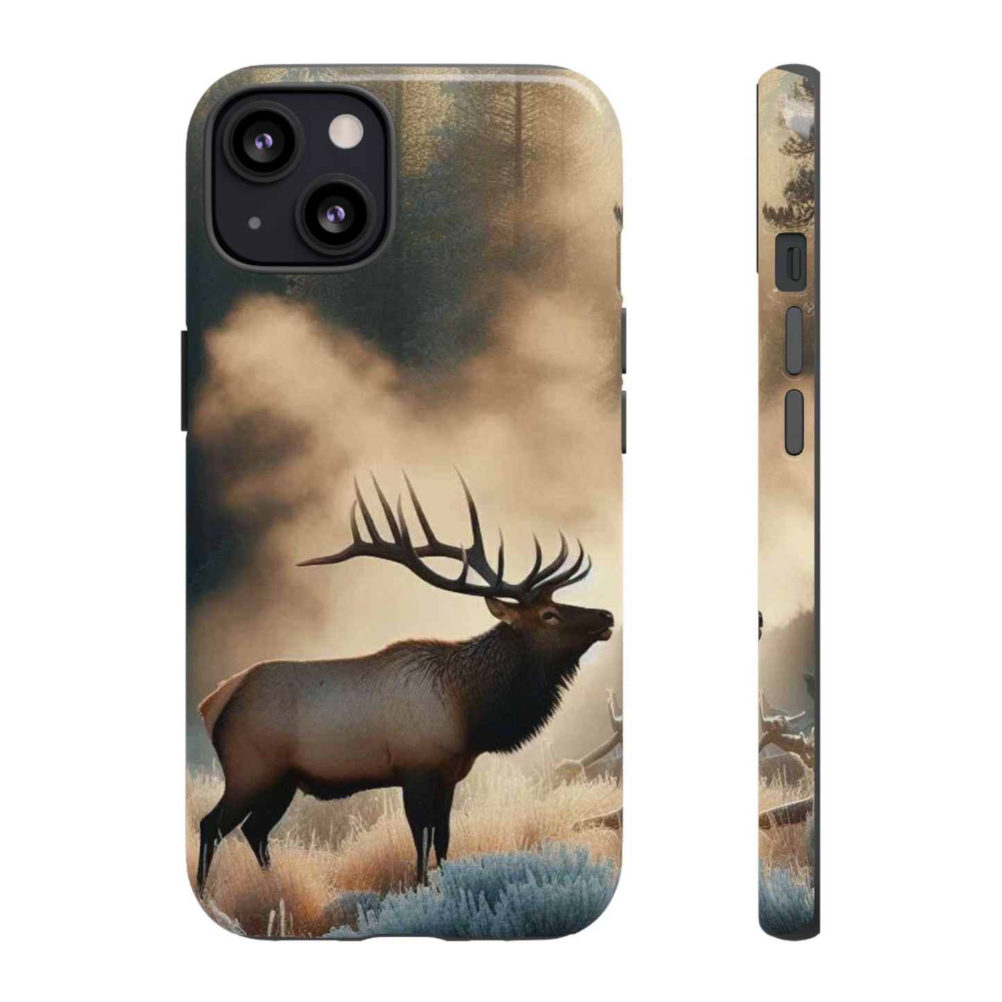 Phone Case - Elk on a Frosty Morning Design