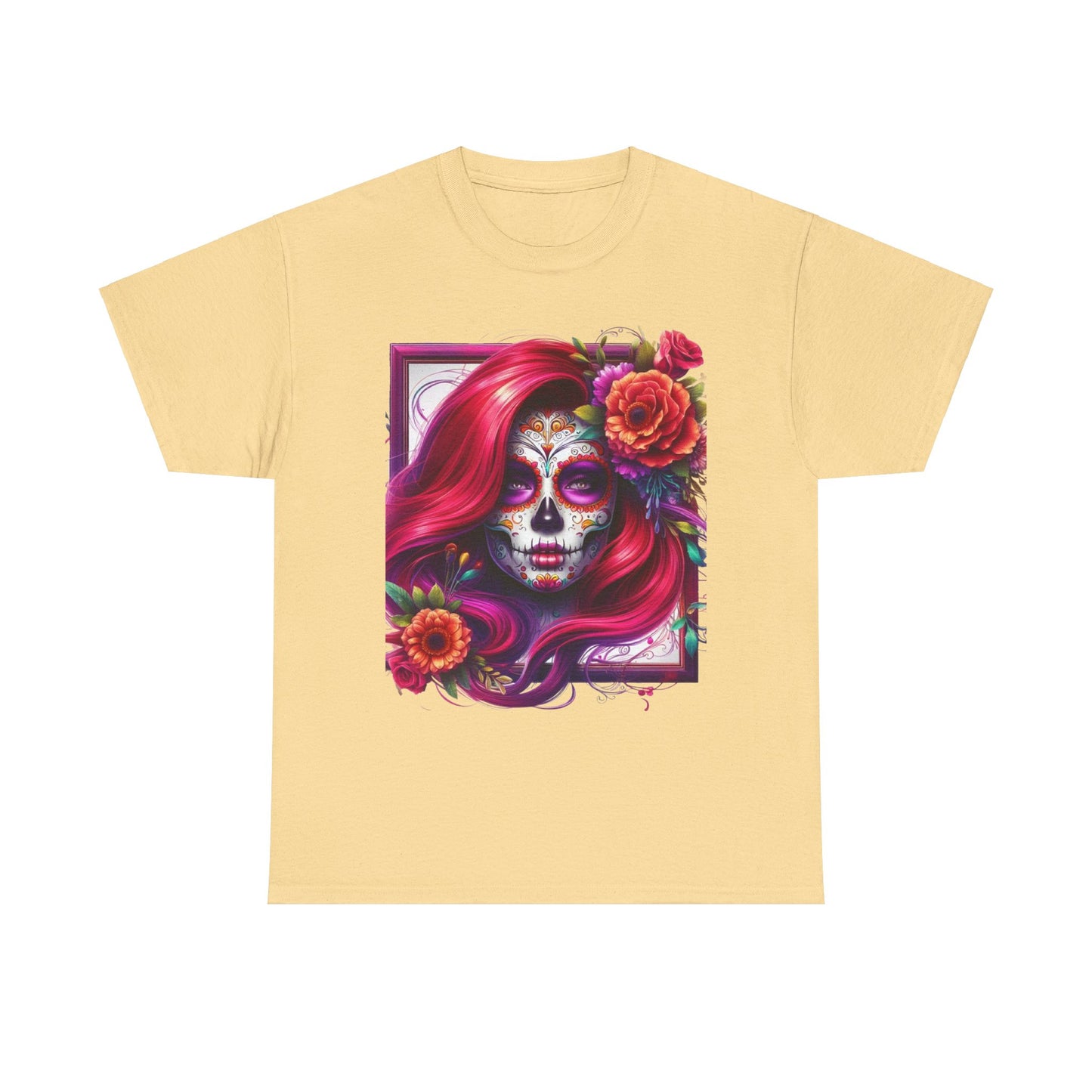 Unisex Heavy Cotton Tee sugar skull