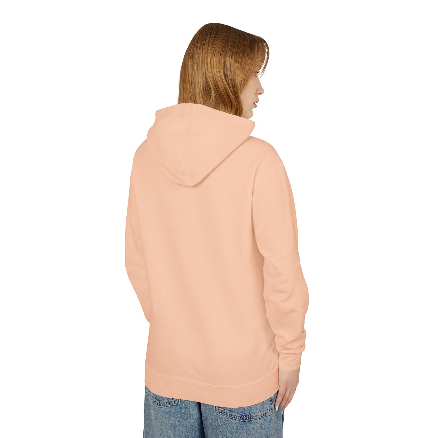 Unisex Lightweight Hooded Sweatshirt bull skull