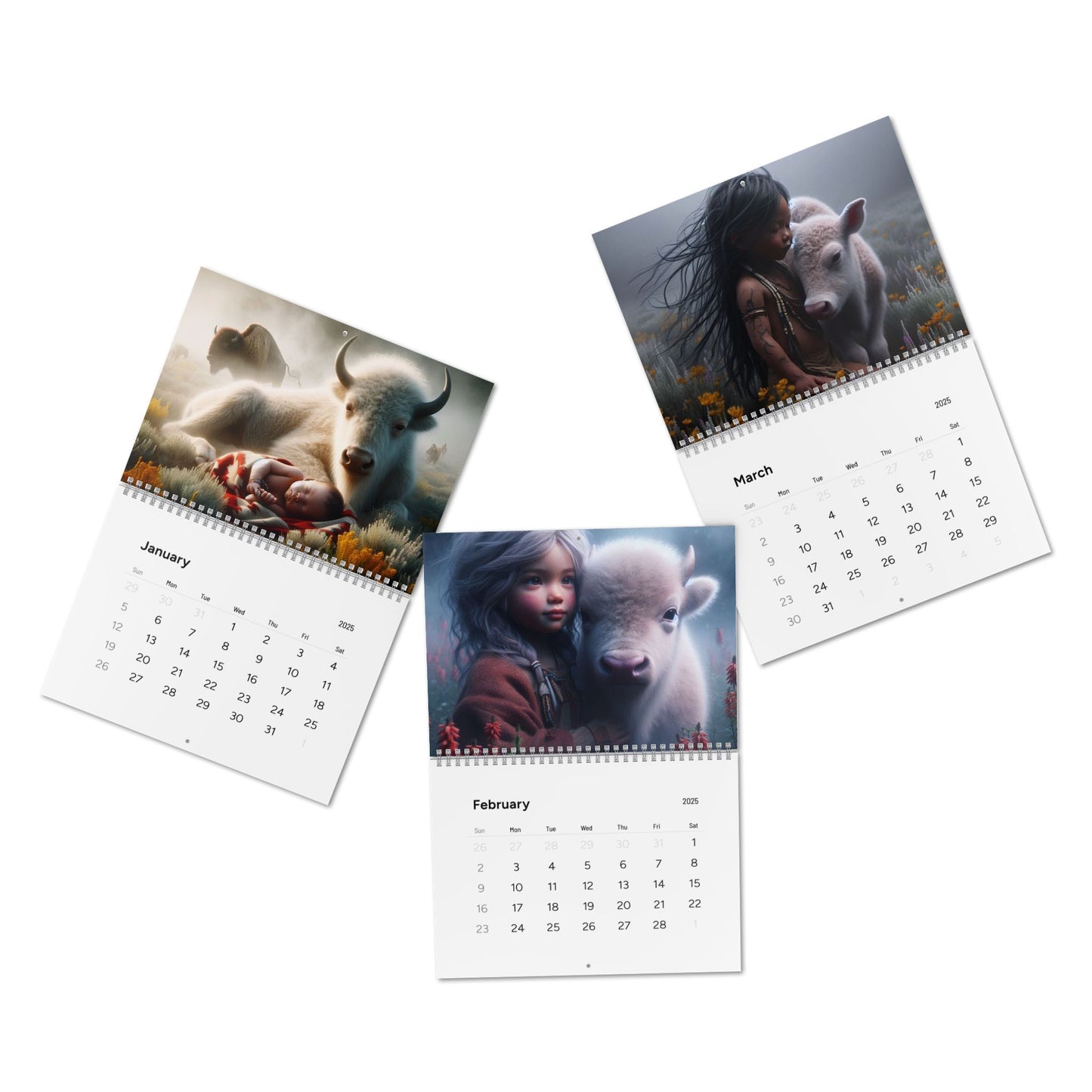 Sacred Time in Life Standard Wall Calendar (2025)