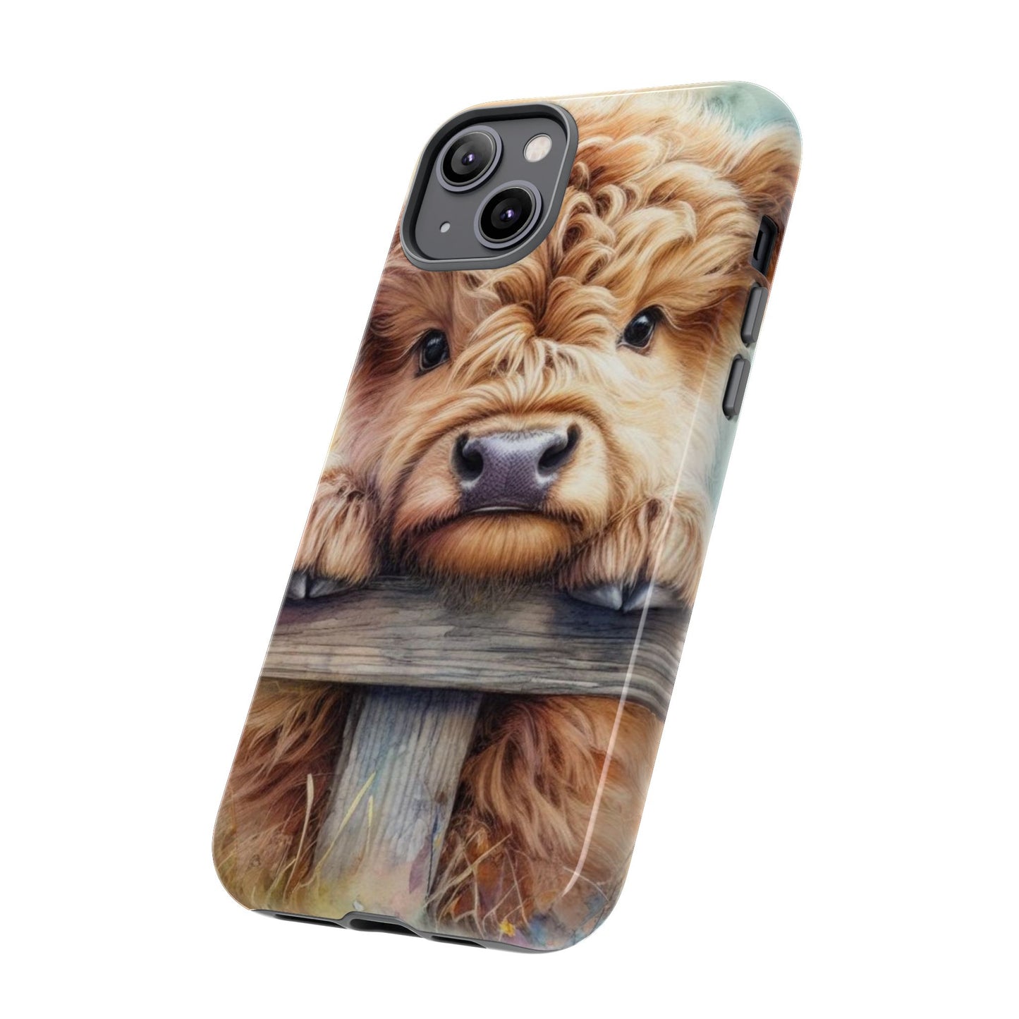 Tough Cases - Cute Highland Cow iPhone Case