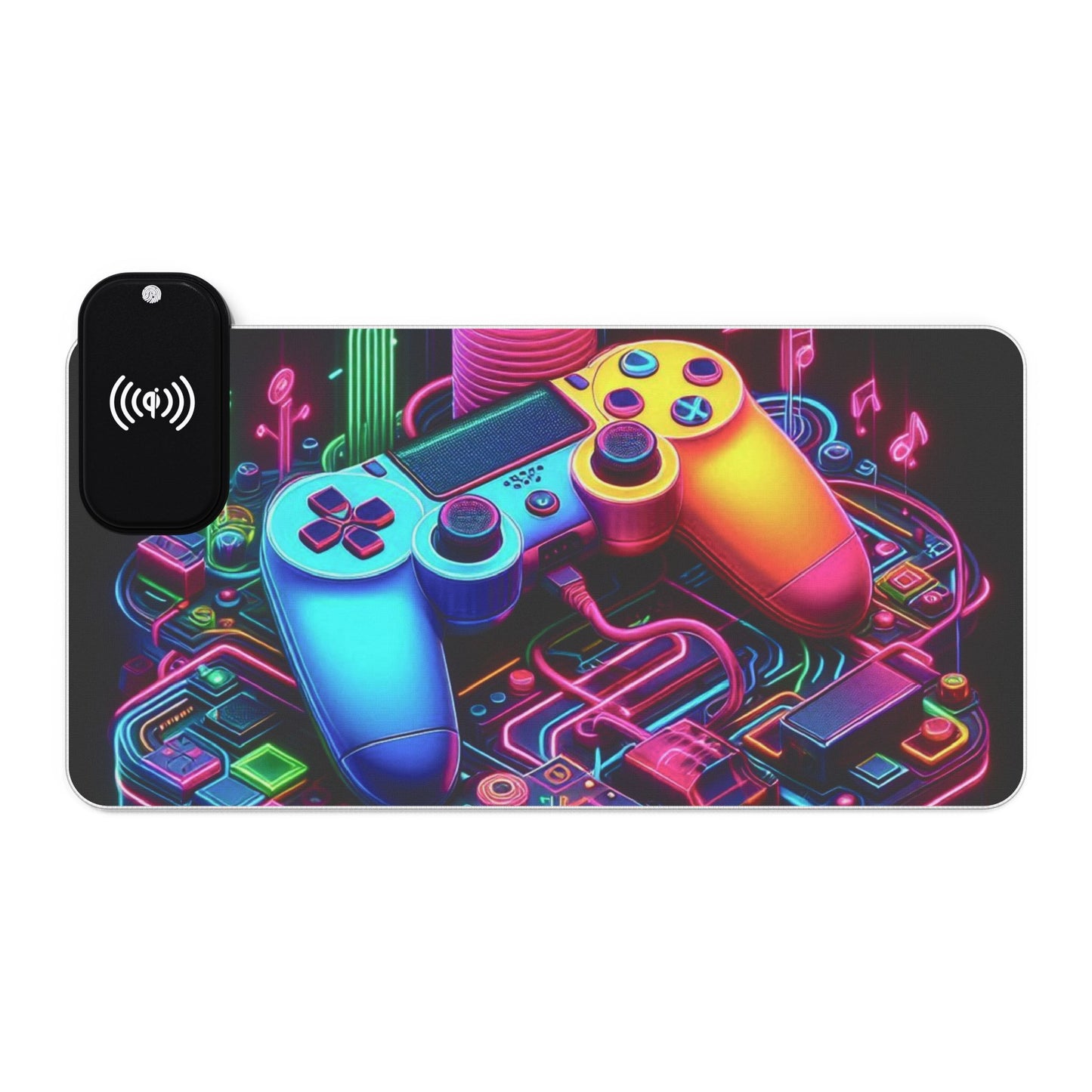Gamer LED Gaming Mouse Pad, Wireless Charging