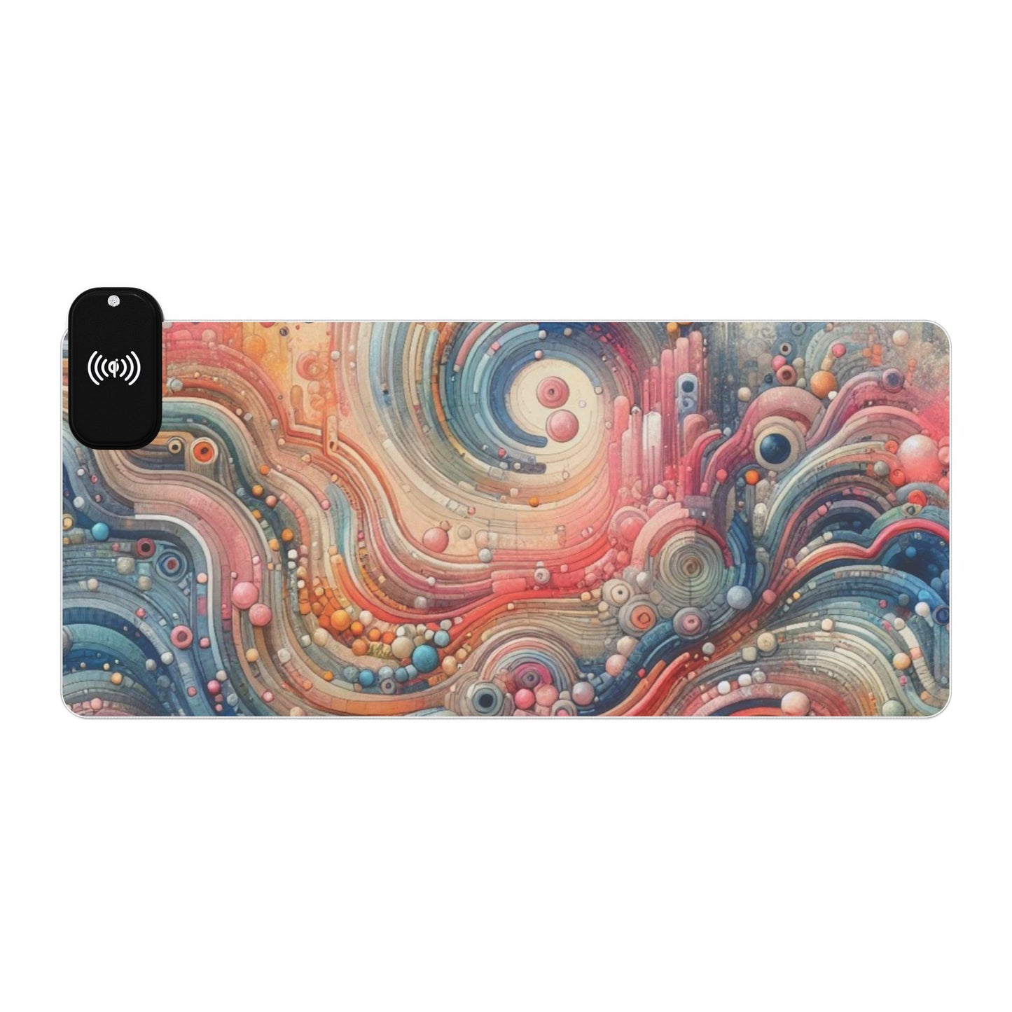 LED Gaming Mouse Pad, Wireless Charging