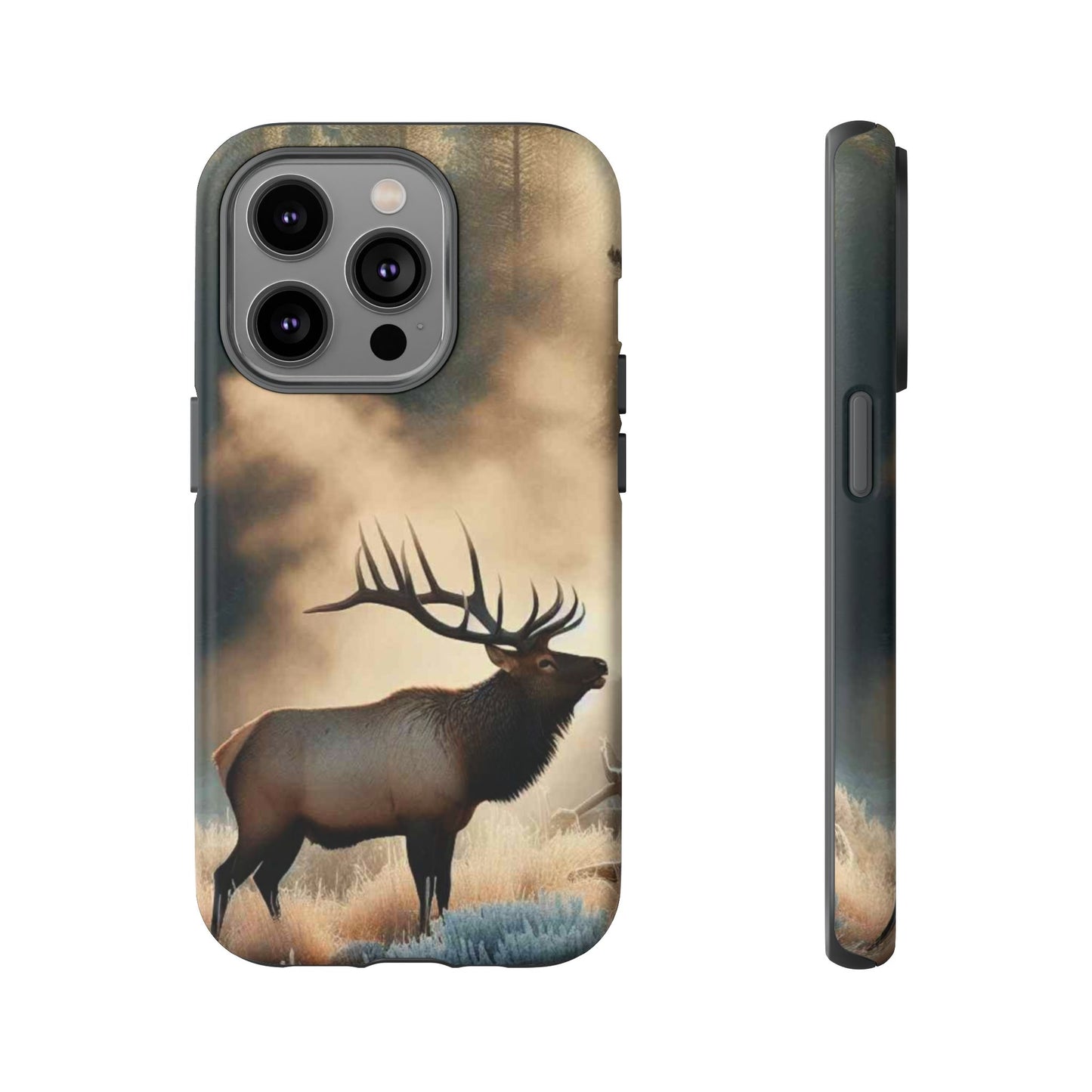 Phone Case - Elk on a Frosty Morning Design
