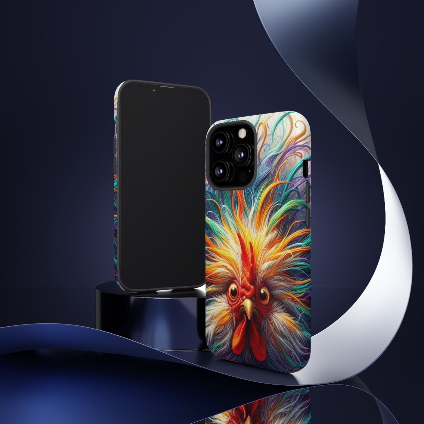 Phone Case - Frazzled Feather Friend Tough Case