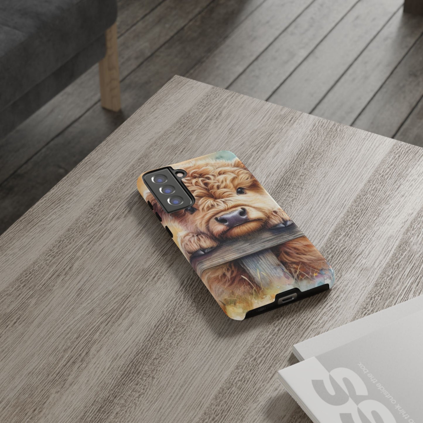 Tough Cases - Cute Highland Cow iPhone Case