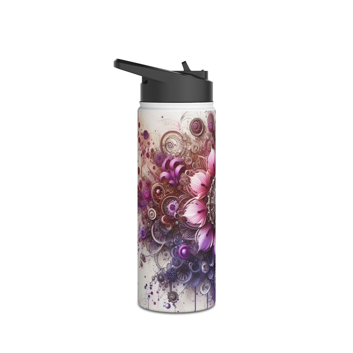 Stainless Steel Water Bottle, Standard Lid