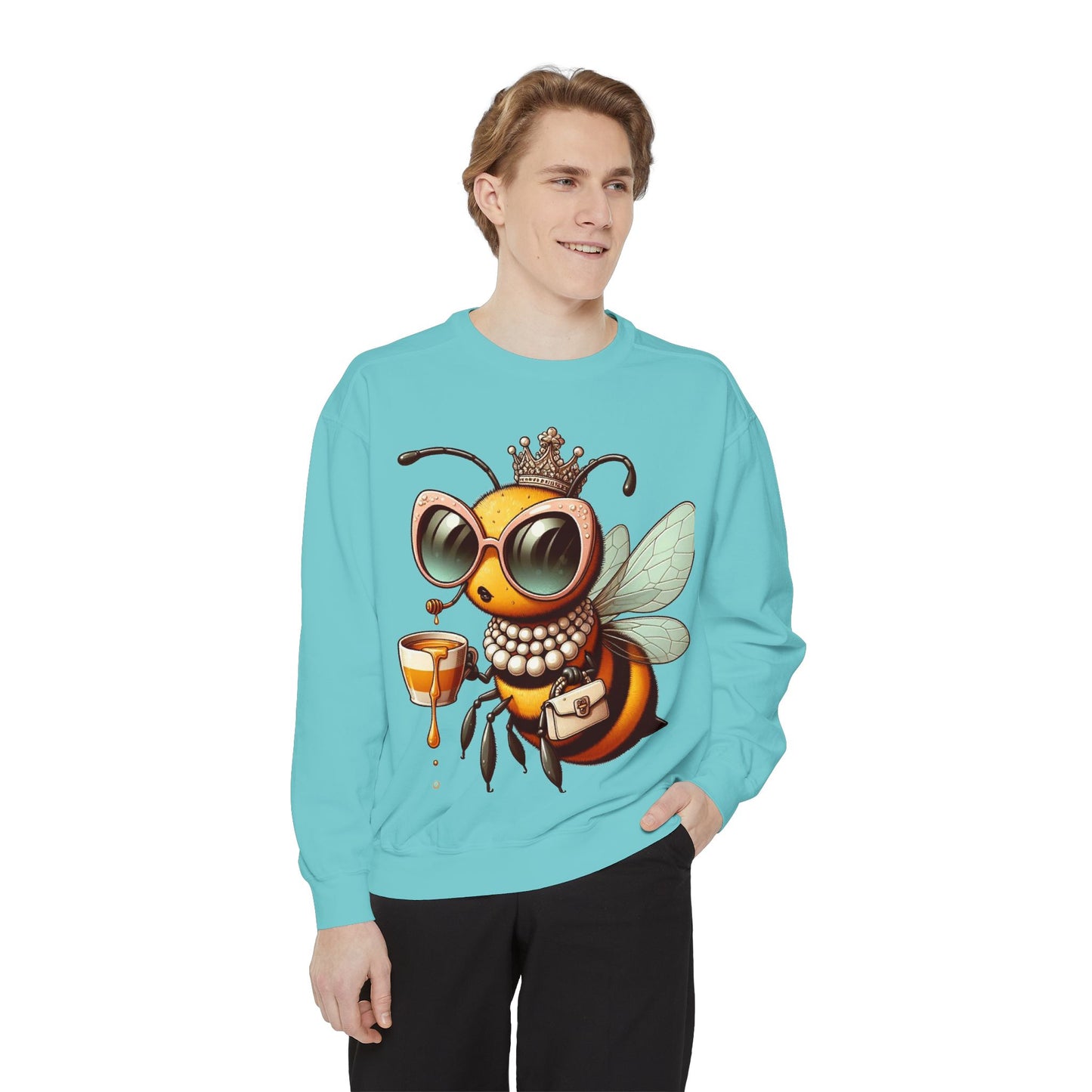 Unisex Garment-Dyed Sweatshirt bougie bee