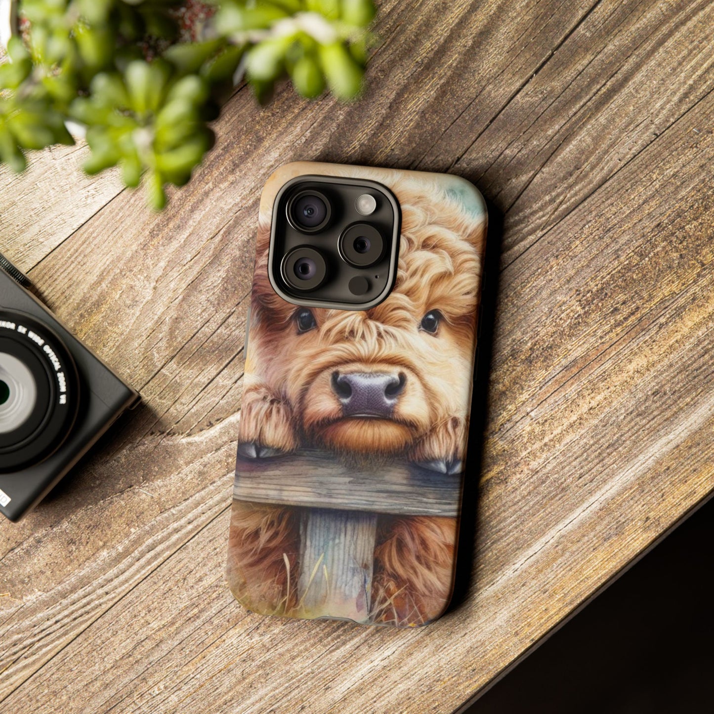Tough Cases - Cute Highland Cow iPhone Case