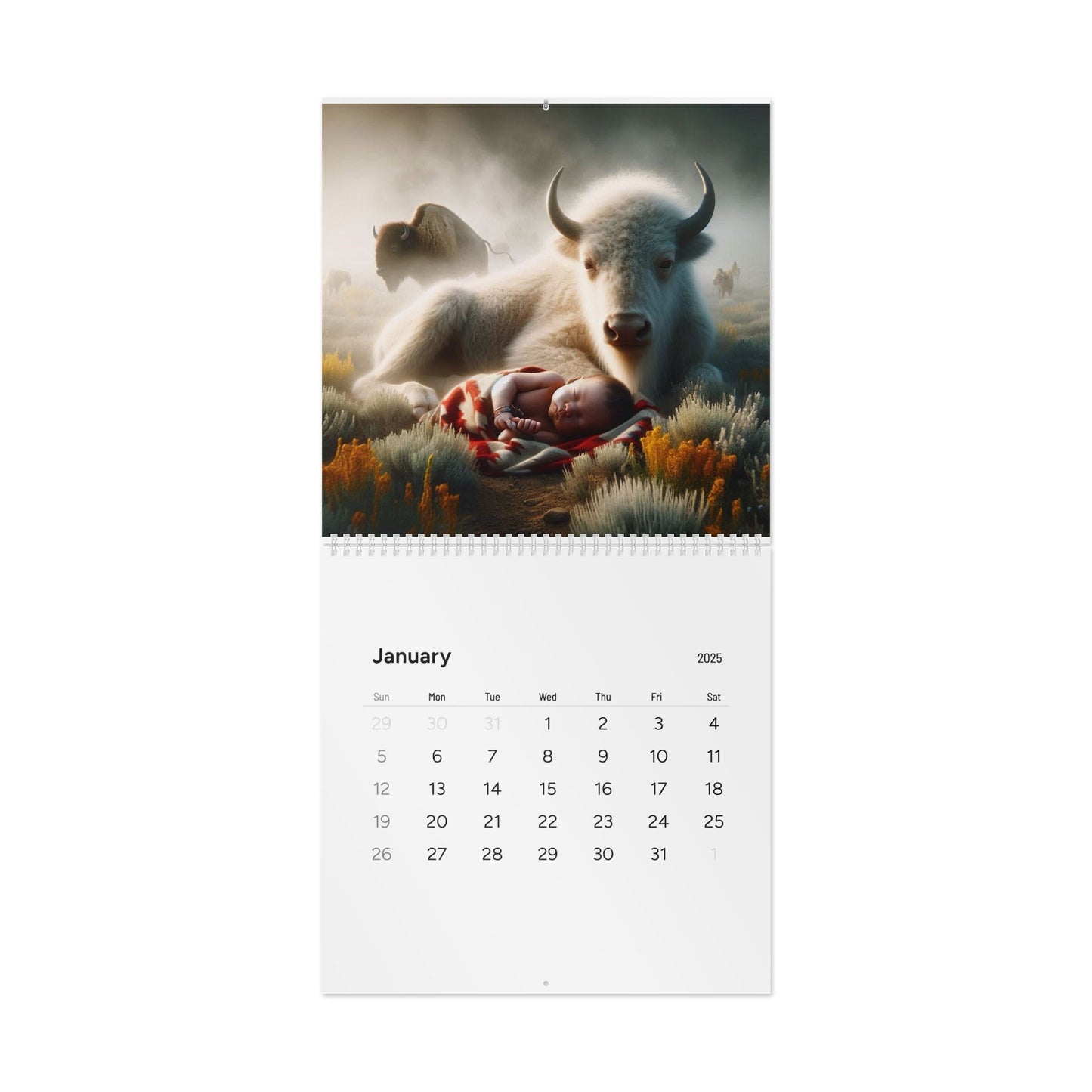 Sacred Time in Life Standard Wall Calendar (2025)