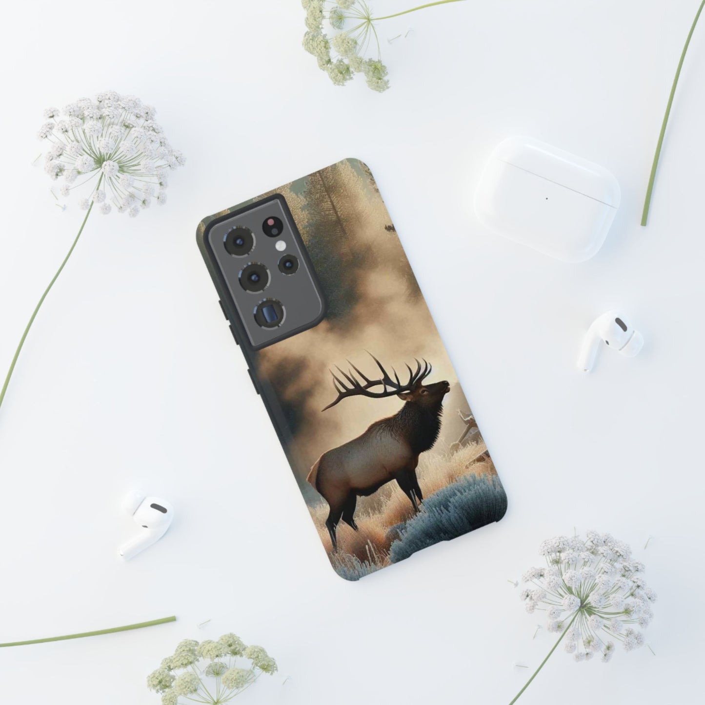 Phone Case - Elk on a Frosty Morning Design