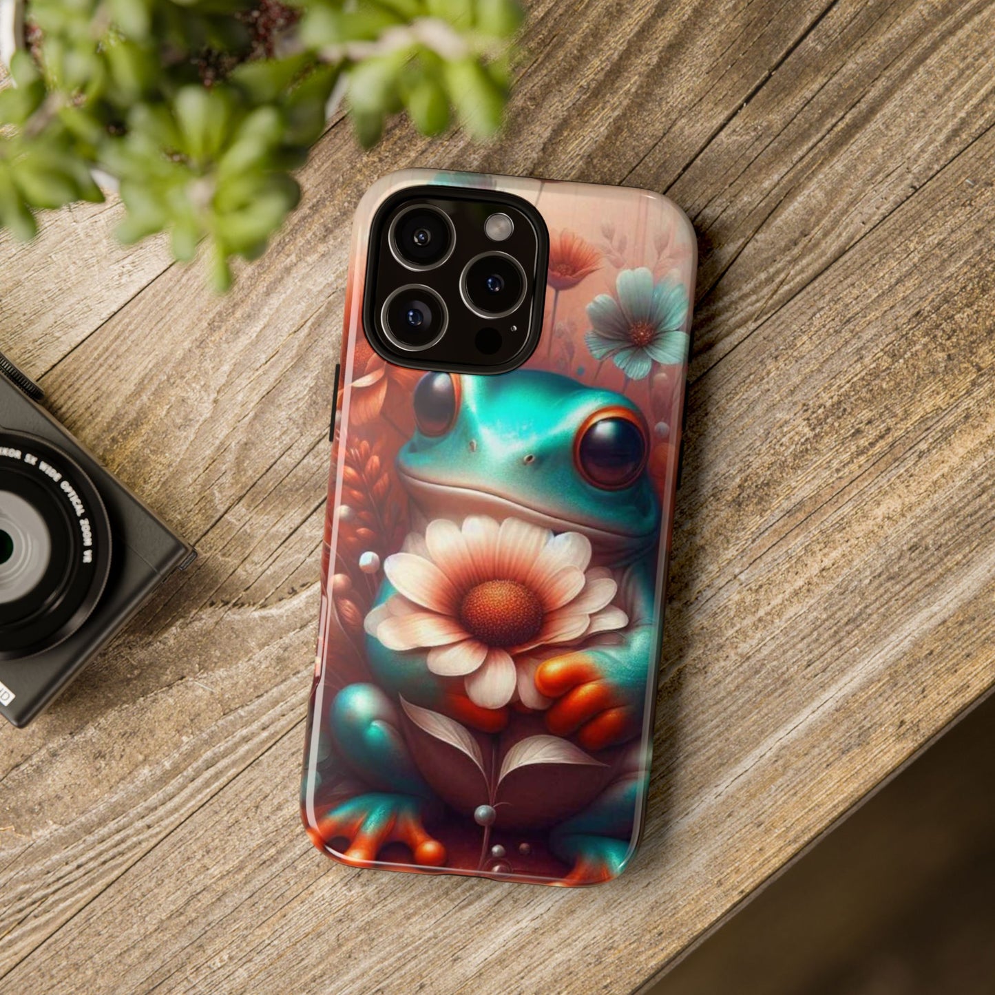 Phone Case Froggy Flower Days Tough Cases
