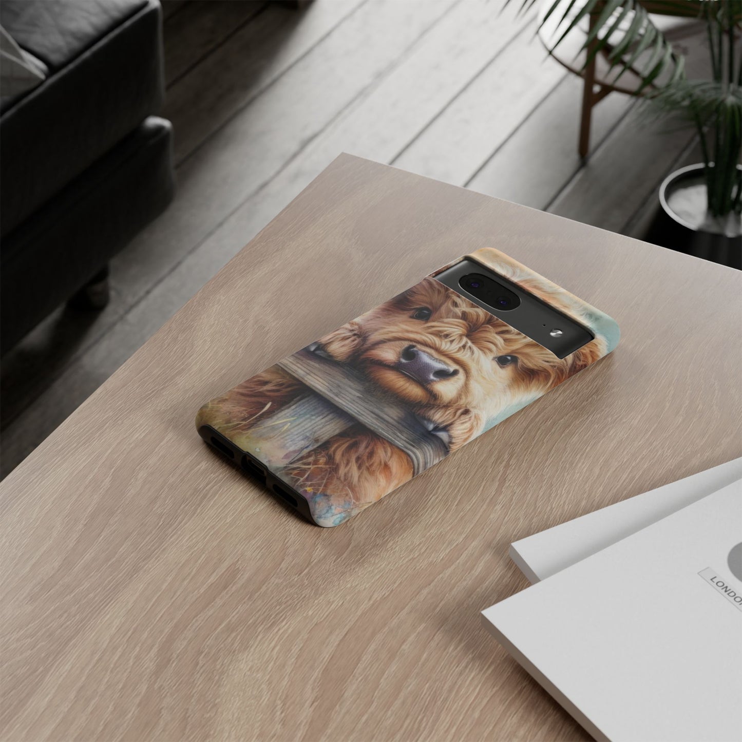 Tough Cases - Cute Highland Cow iPhone Case