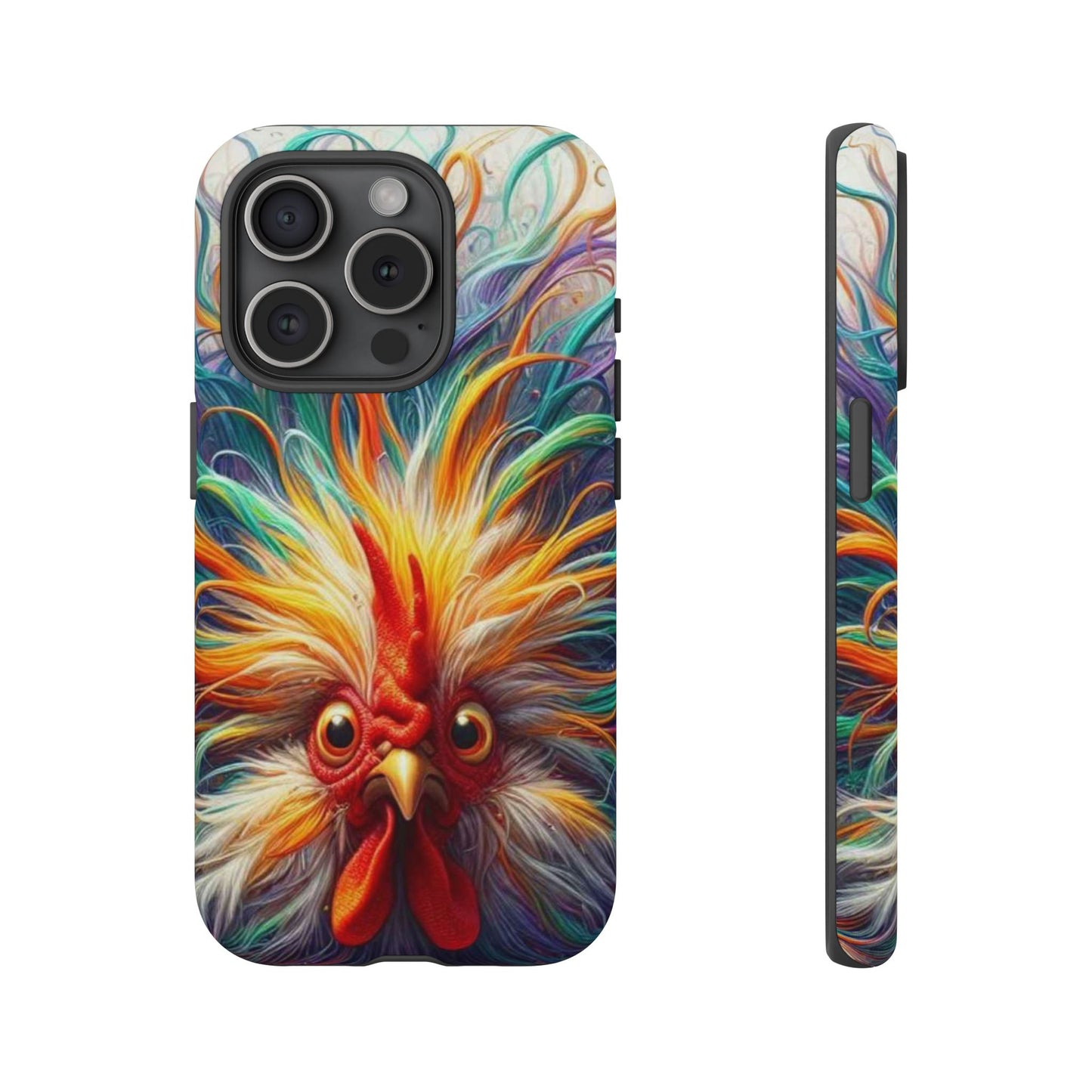 Phone Case - Frazzled Feather Friend Tough Case