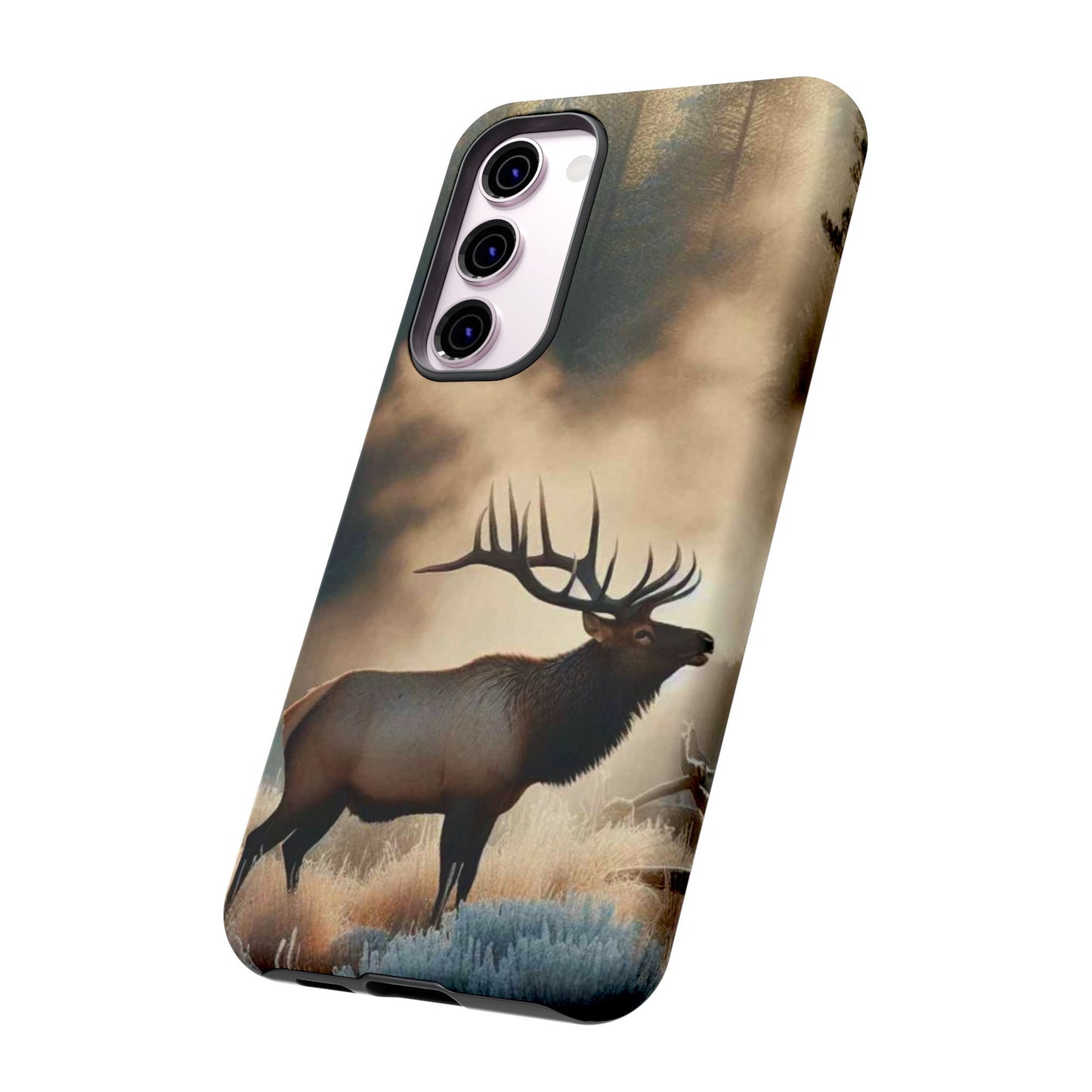 Phone Case - Elk on a Frosty Morning Design