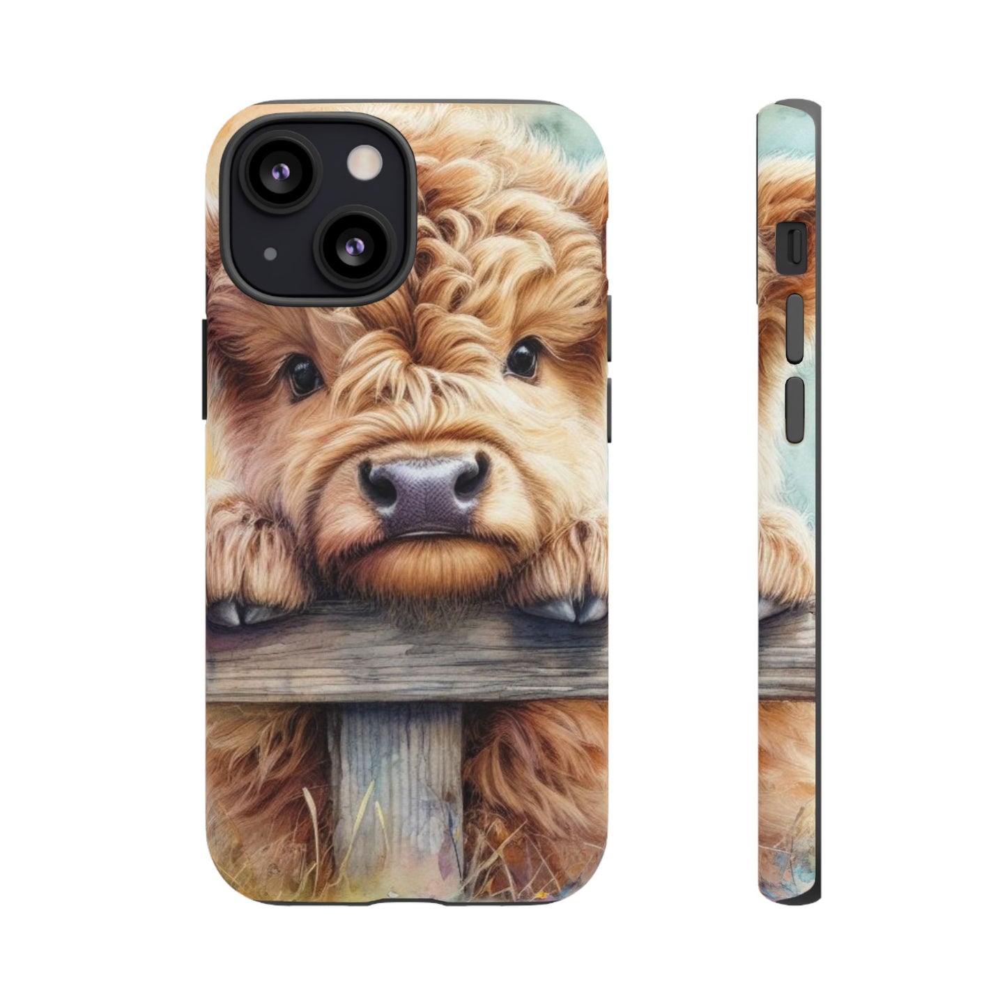 Tough Cases - Cute Highland Cow iPhone Case