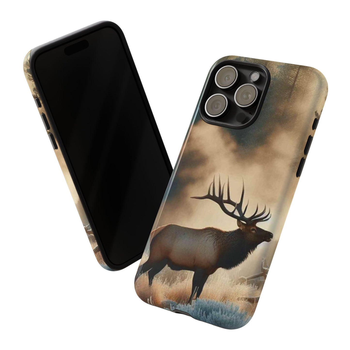 Phone Case - Elk on a Frosty Morning Design