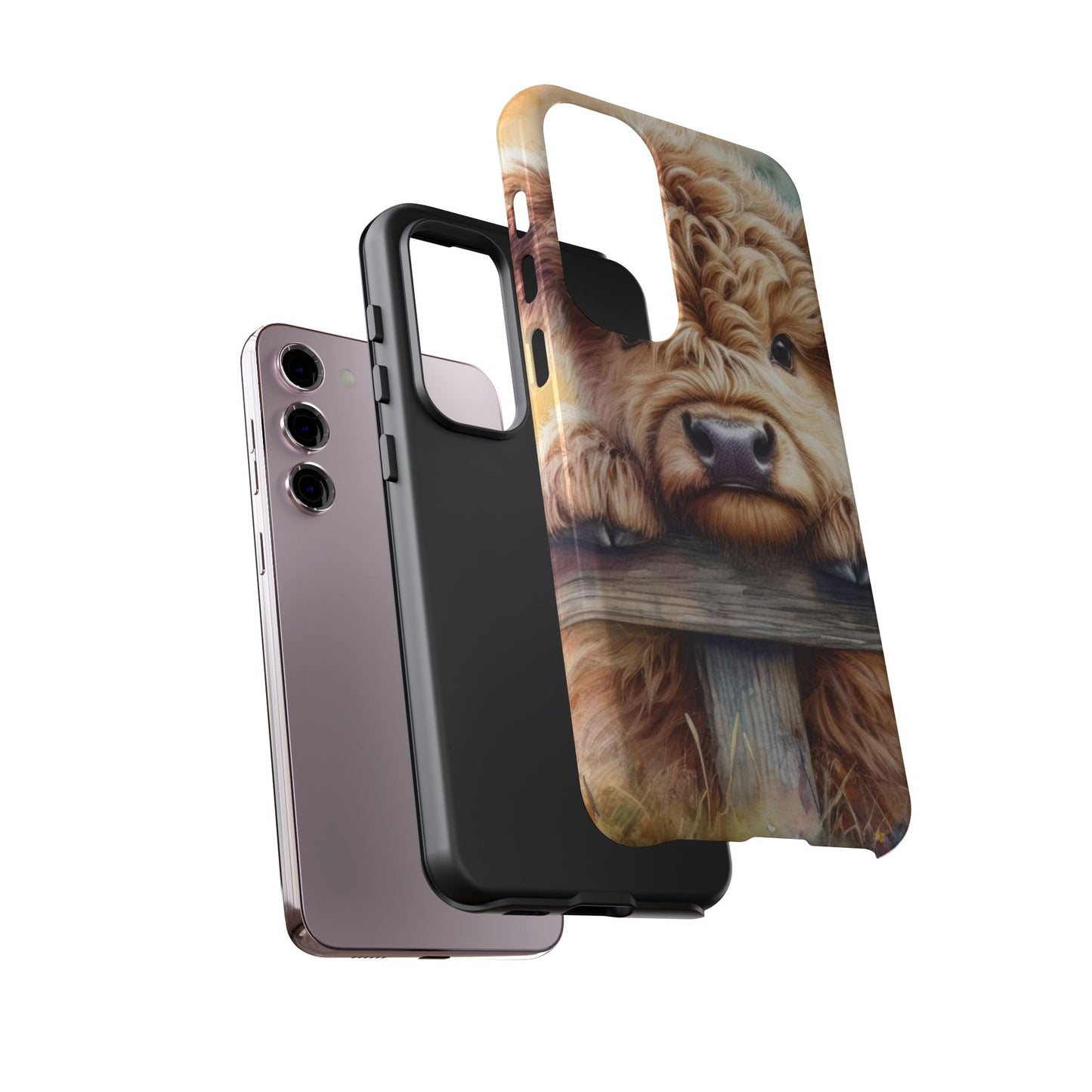 Tough Cases - Cute Highland Cow iPhone Case