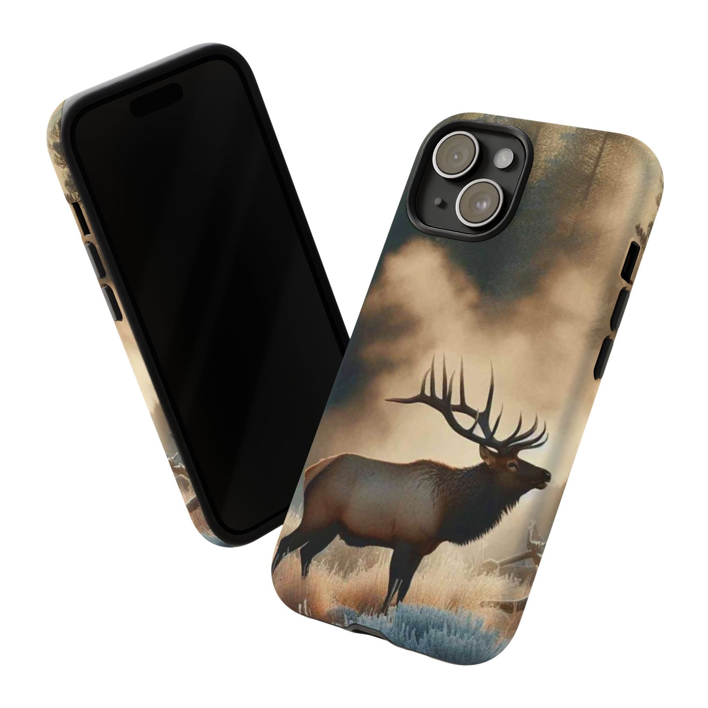 Phone Case - Elk on a Frosty Morning Design