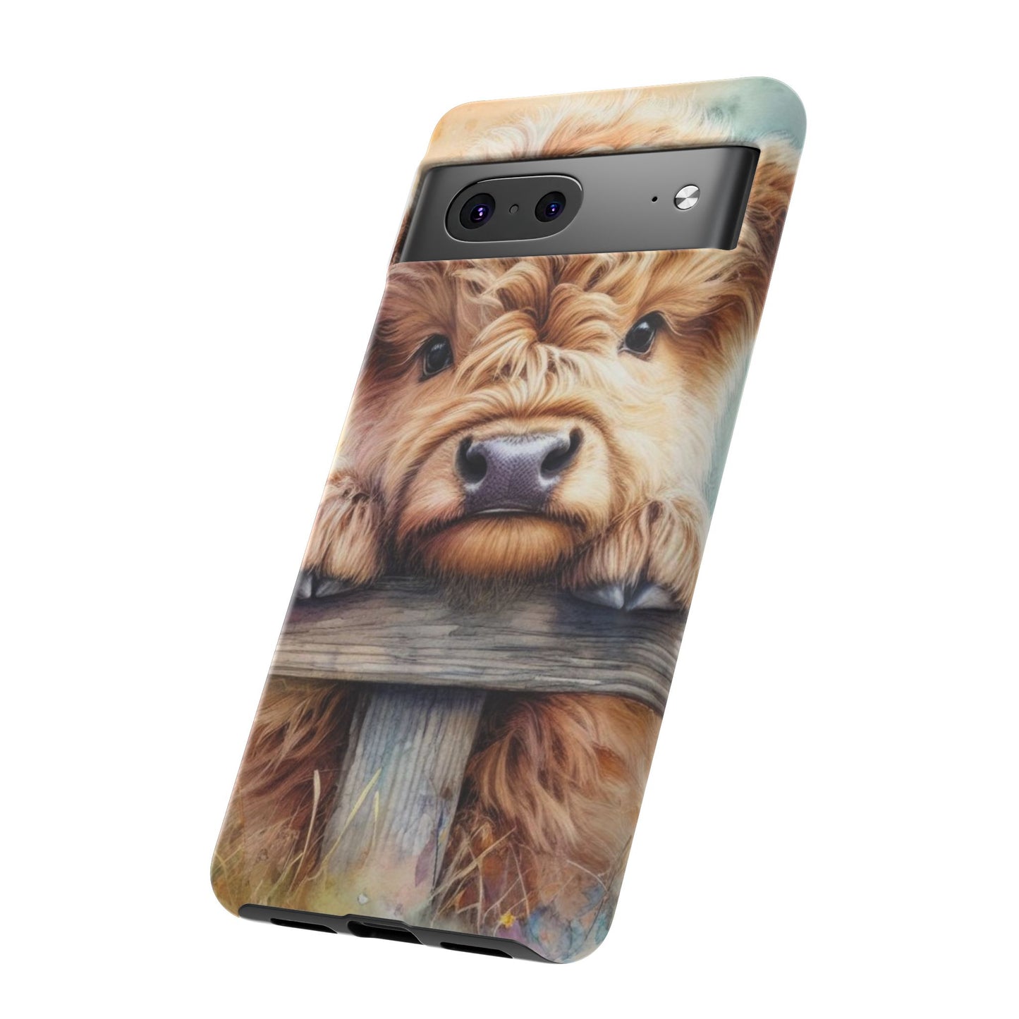 Tough Cases - Cute Highland Cow iPhone Case