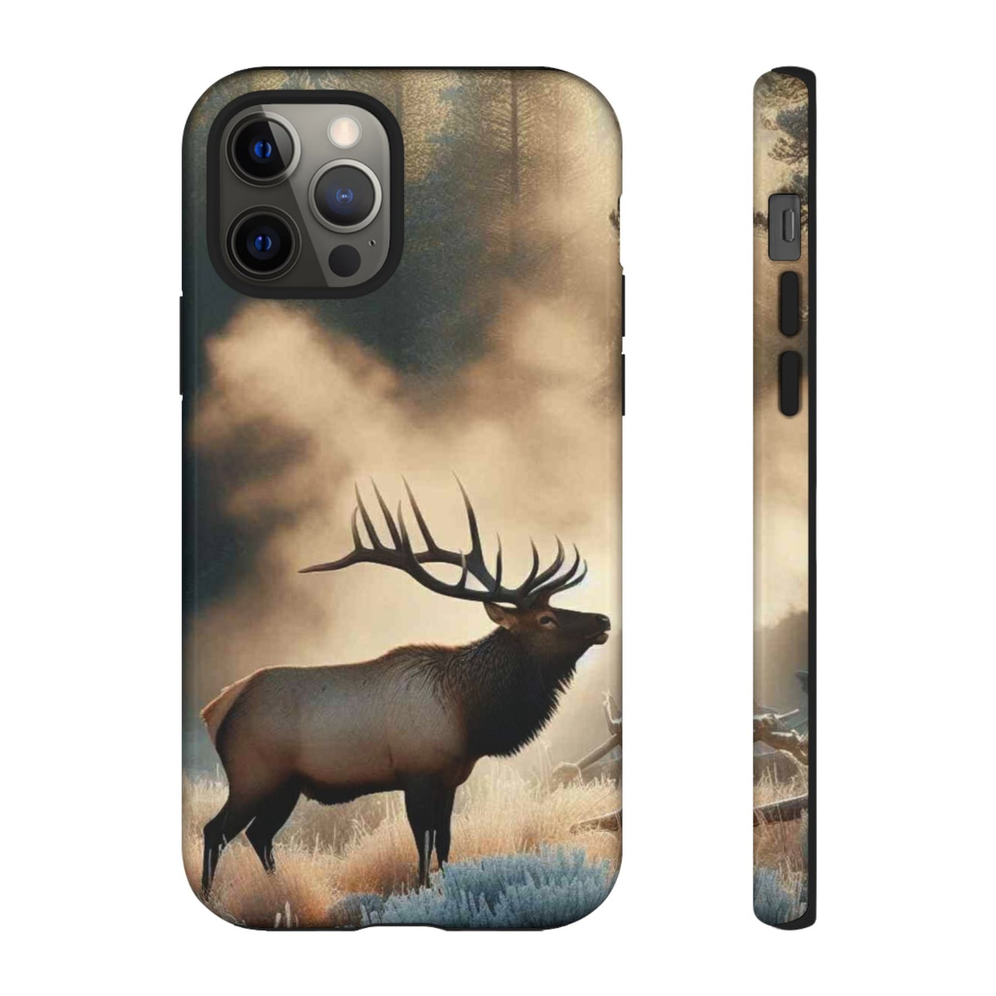 Phone Case - Elk on a Frosty Morning Design