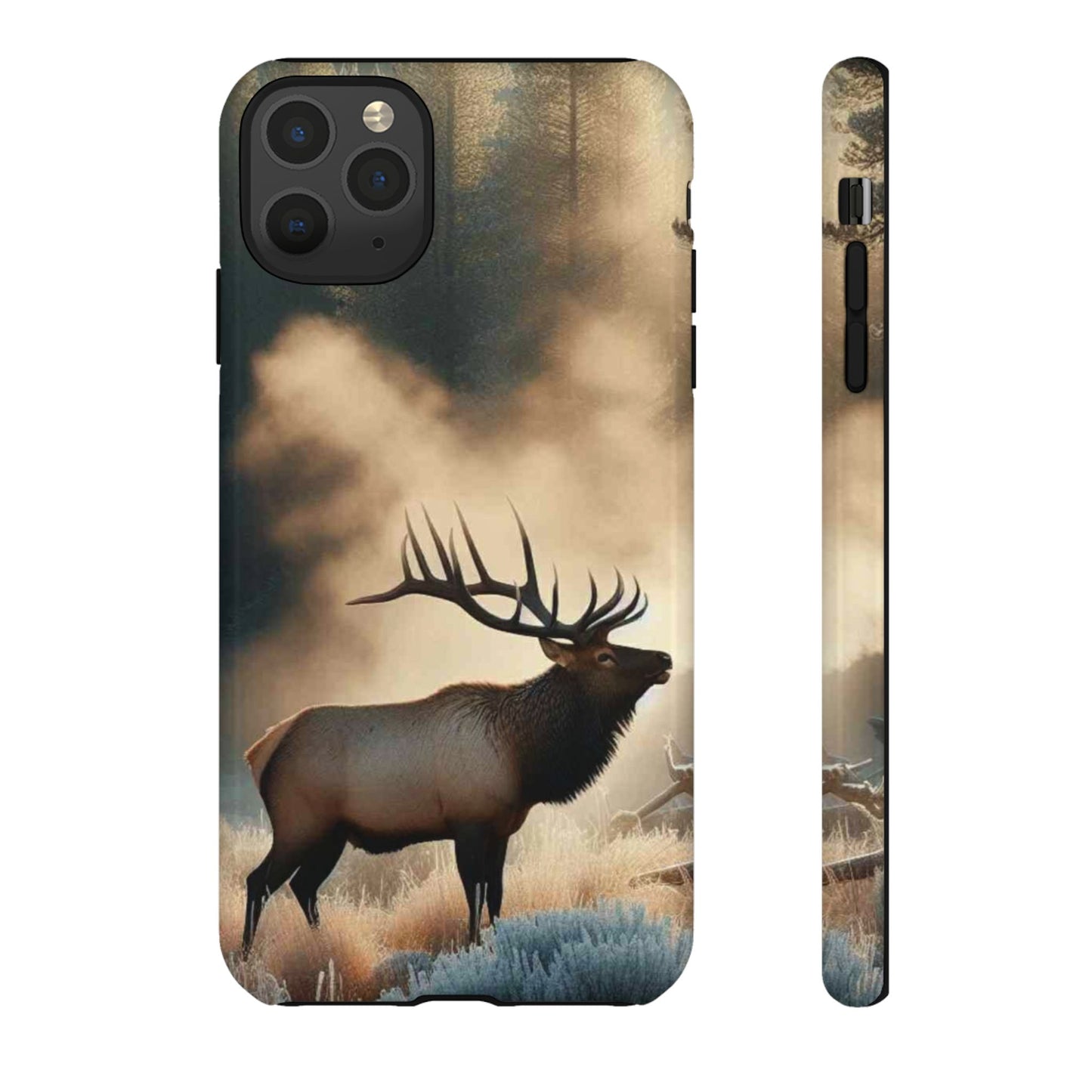 Phone Case - Elk on a Frosty Morning Design