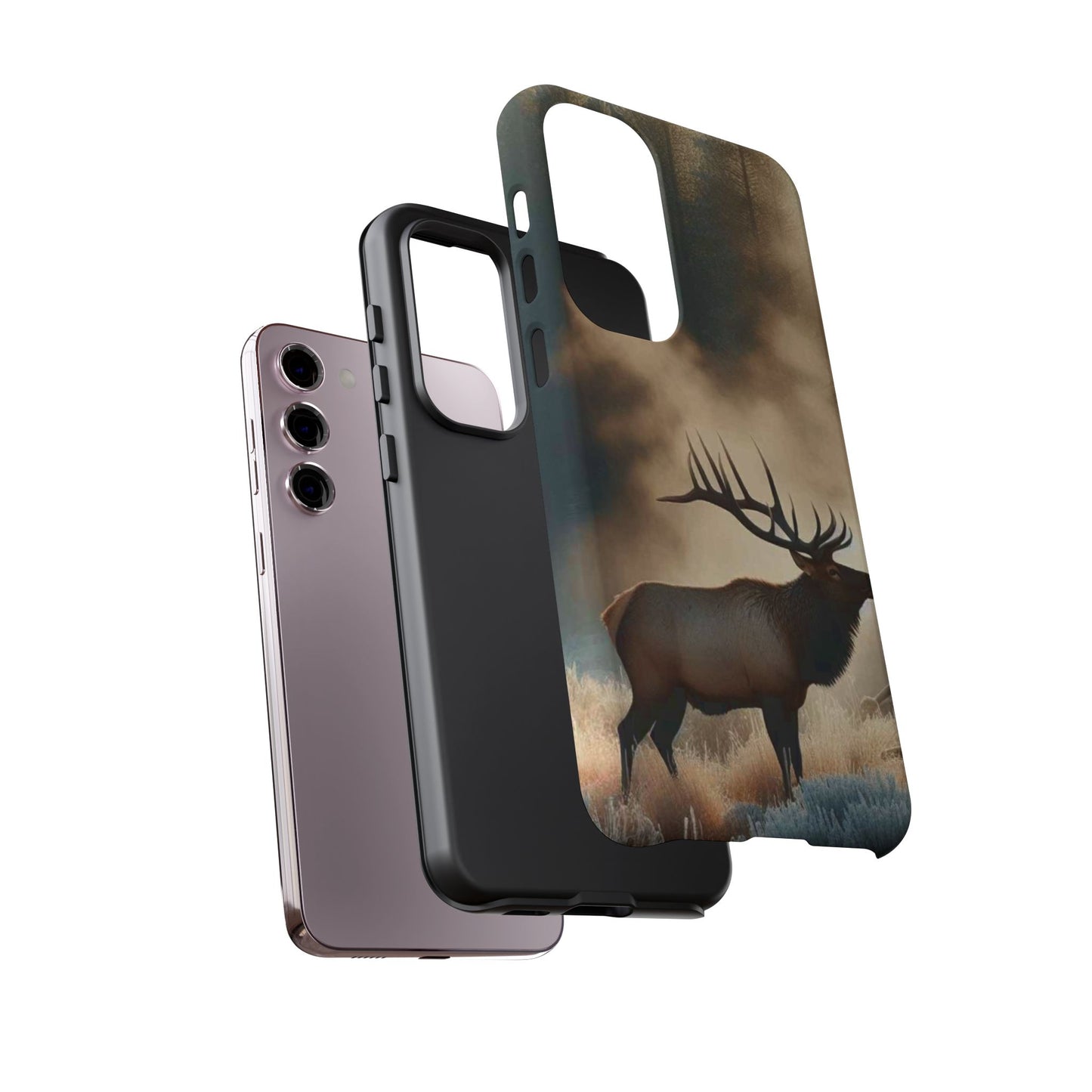 Phone Case - Elk on a Frosty Morning Design