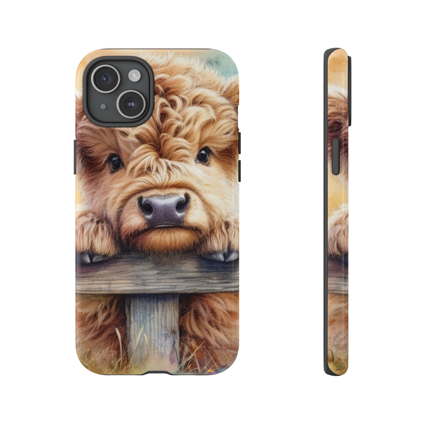 Tough Cases - Cute Highland Cow iPhone Case