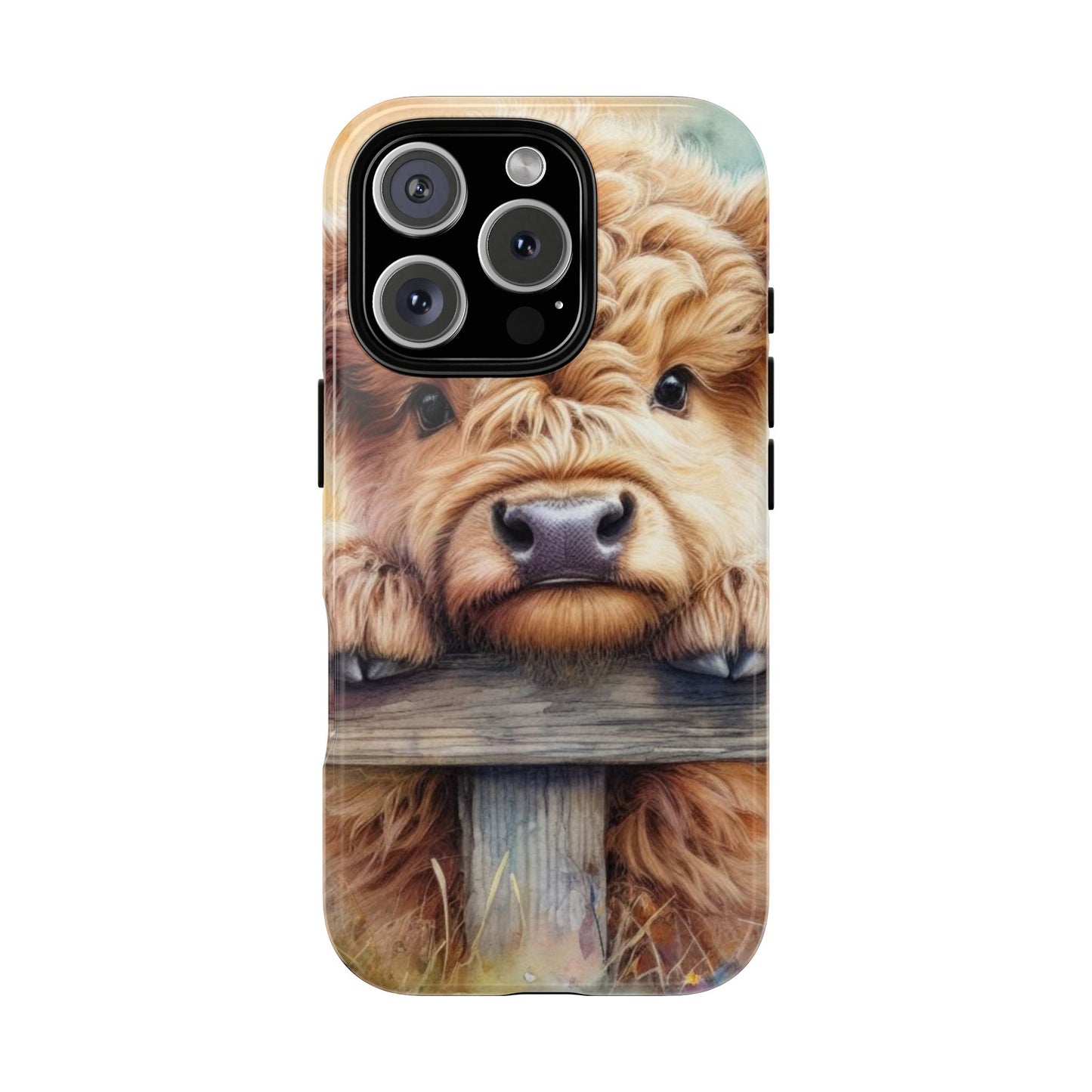 Tough Cases - Cute Highland Cow iPhone Case